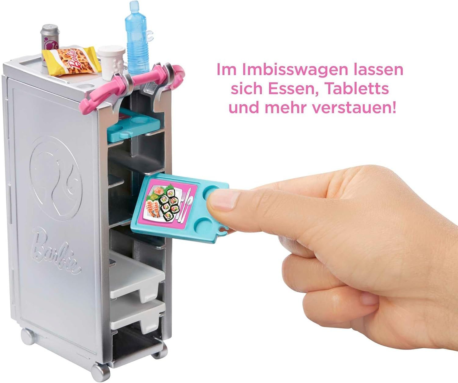 Barbie Spielzeug-Flugzeug Traumflugzeug mit Puppe (GBJ33)