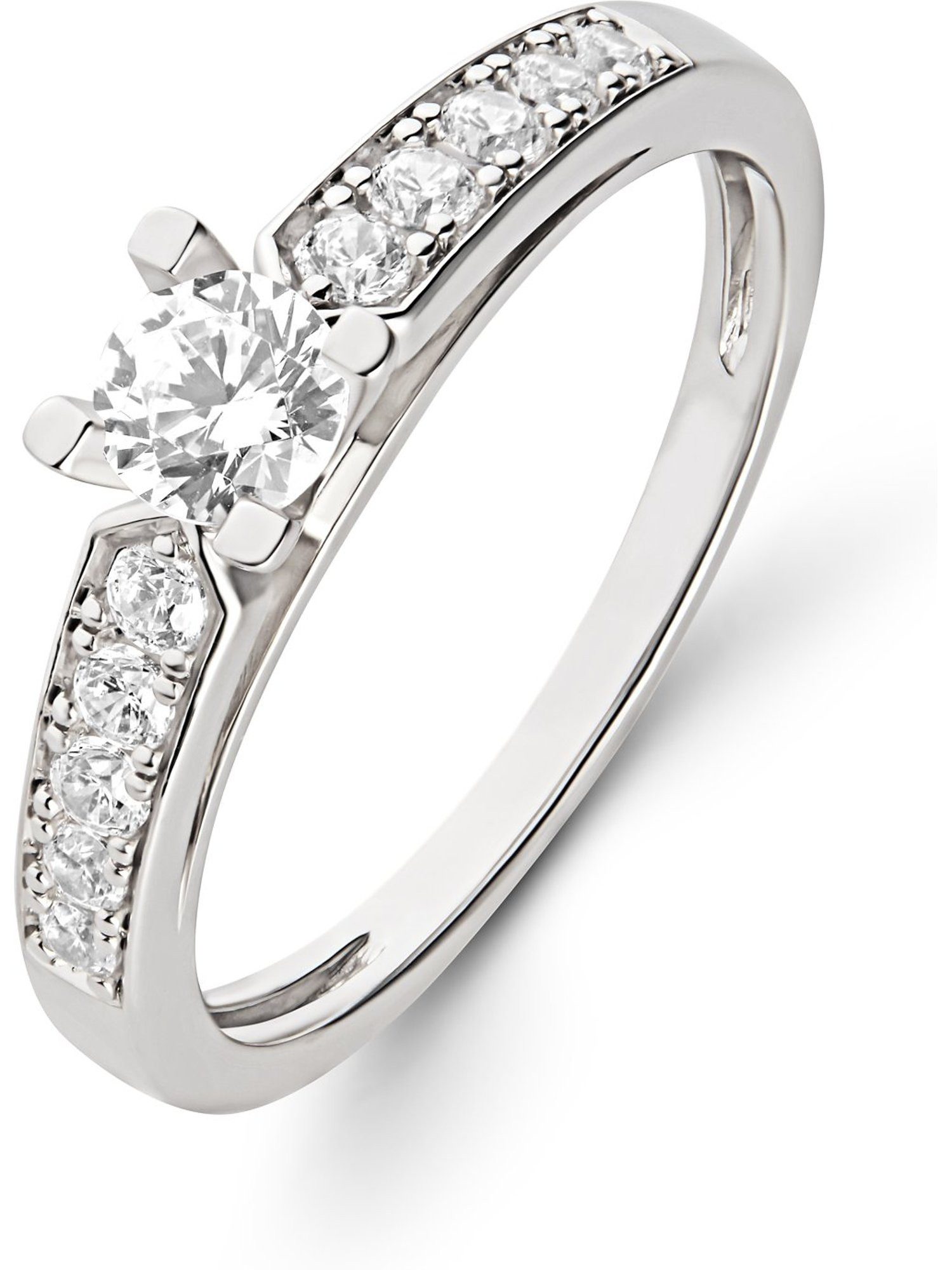 Fingerring CHRIST Damen-Damenring 925er Silber Zirkonia
