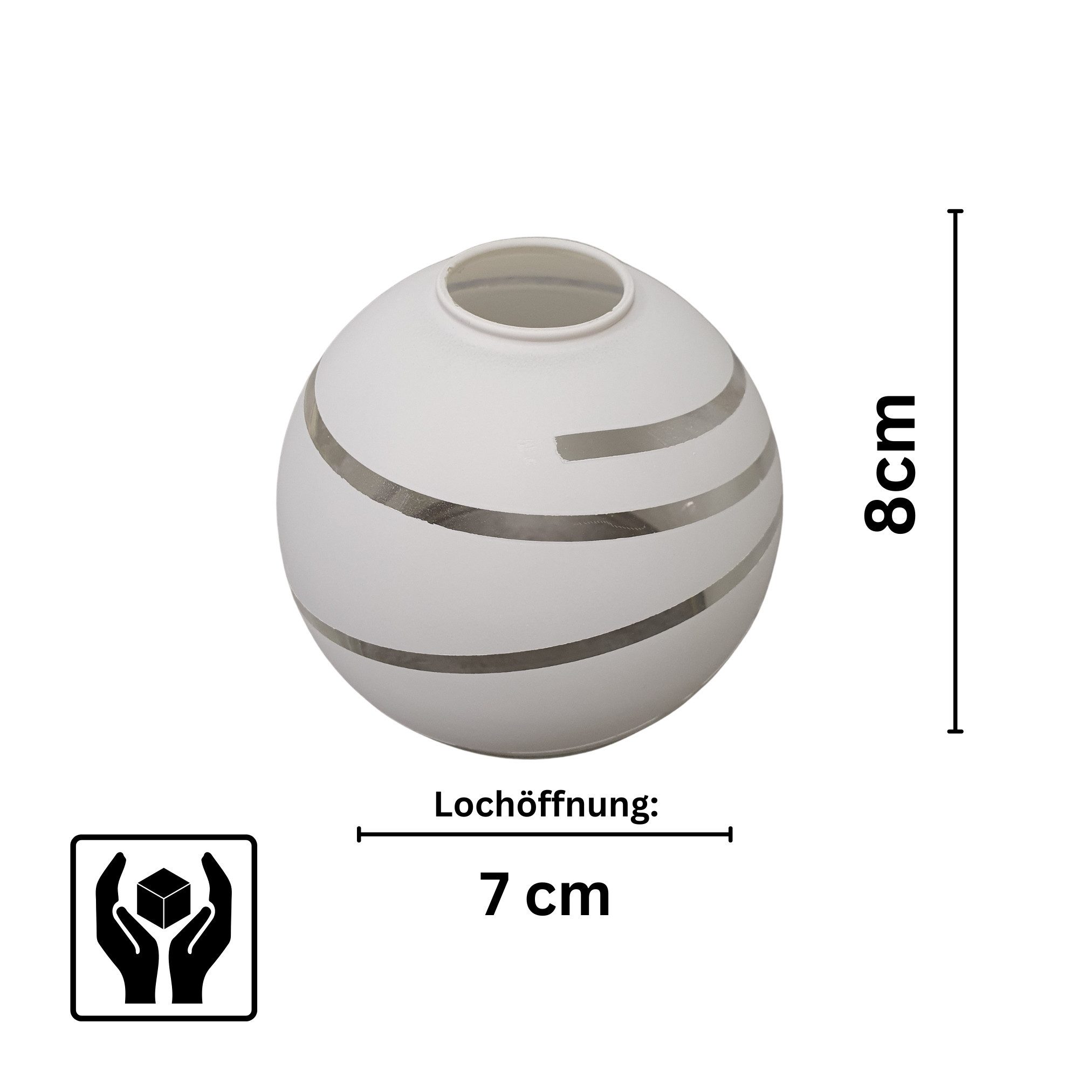 Lichthandel Hoch Lampenschirm Ersatzglas E14 Lampe Lampenglas Ersatzglas La günstig online kaufen