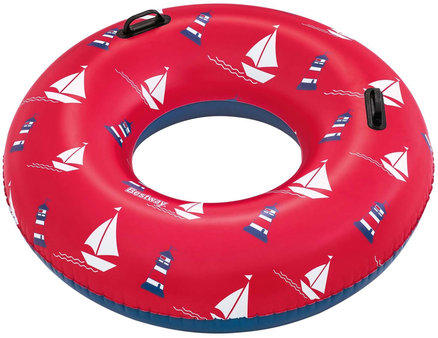 Bestway Luftmatratze Bestway 36353 - Schwimmring Nautical Ø 119 cm - Rot günstig online kaufen