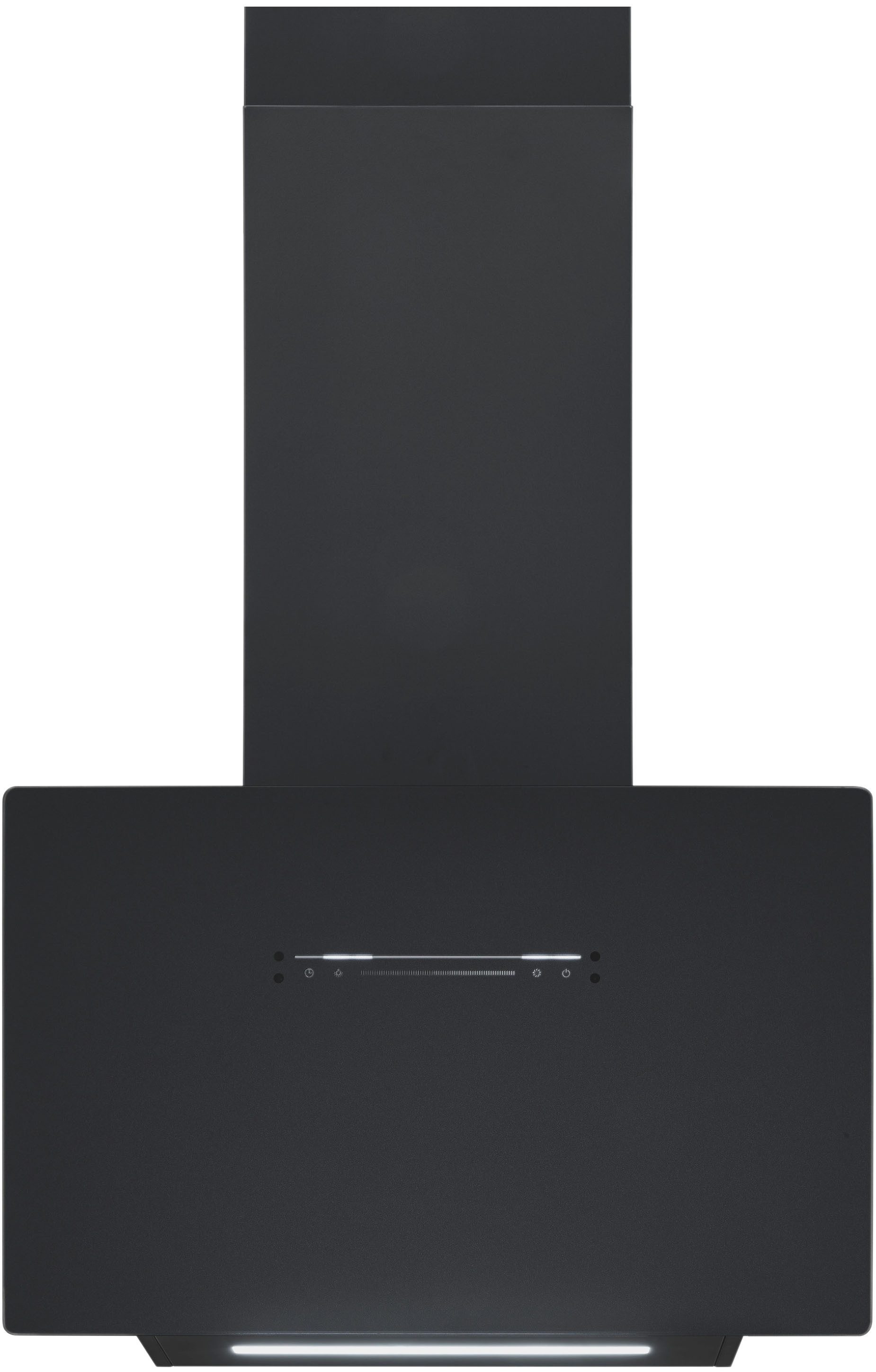 exquisit Kopffreihaube KFD603-120 mattschwarz KFD603-120 mattschwarz, Elegante Kopffreihaube in Mattschwarz per Fingertip zu bedienen