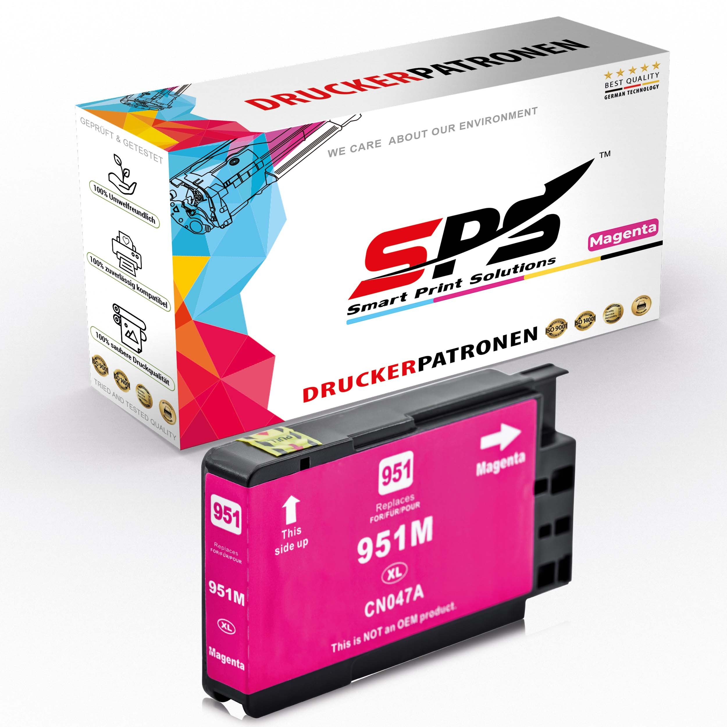 SPS Kompatible Tintenpatronen für HP - 950XL, BCYM Tintenpatrone (1er Pack, 1-tlg)