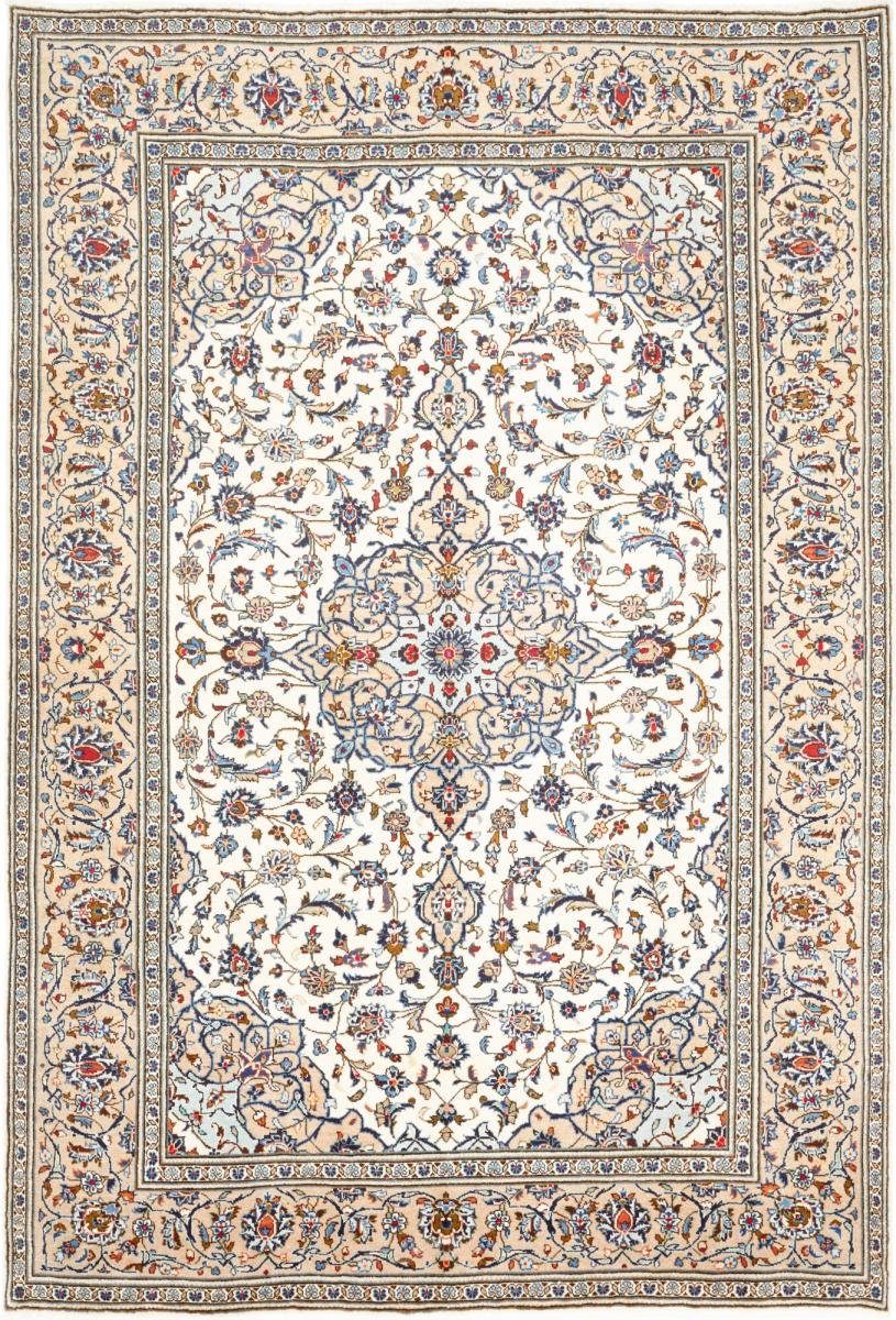 Orientteppich Keshan 199x296 Handgeknüpfter Orientteppich / Perserteppich, Nain Trading, rechteckig, Höhe: 12 mm