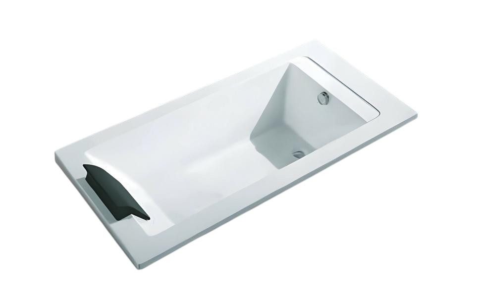 JVmoebel Badewanne Acryl-Badewanne in Weiß für entspannende Wellness-Momente, (1-tlg), Made in Europe