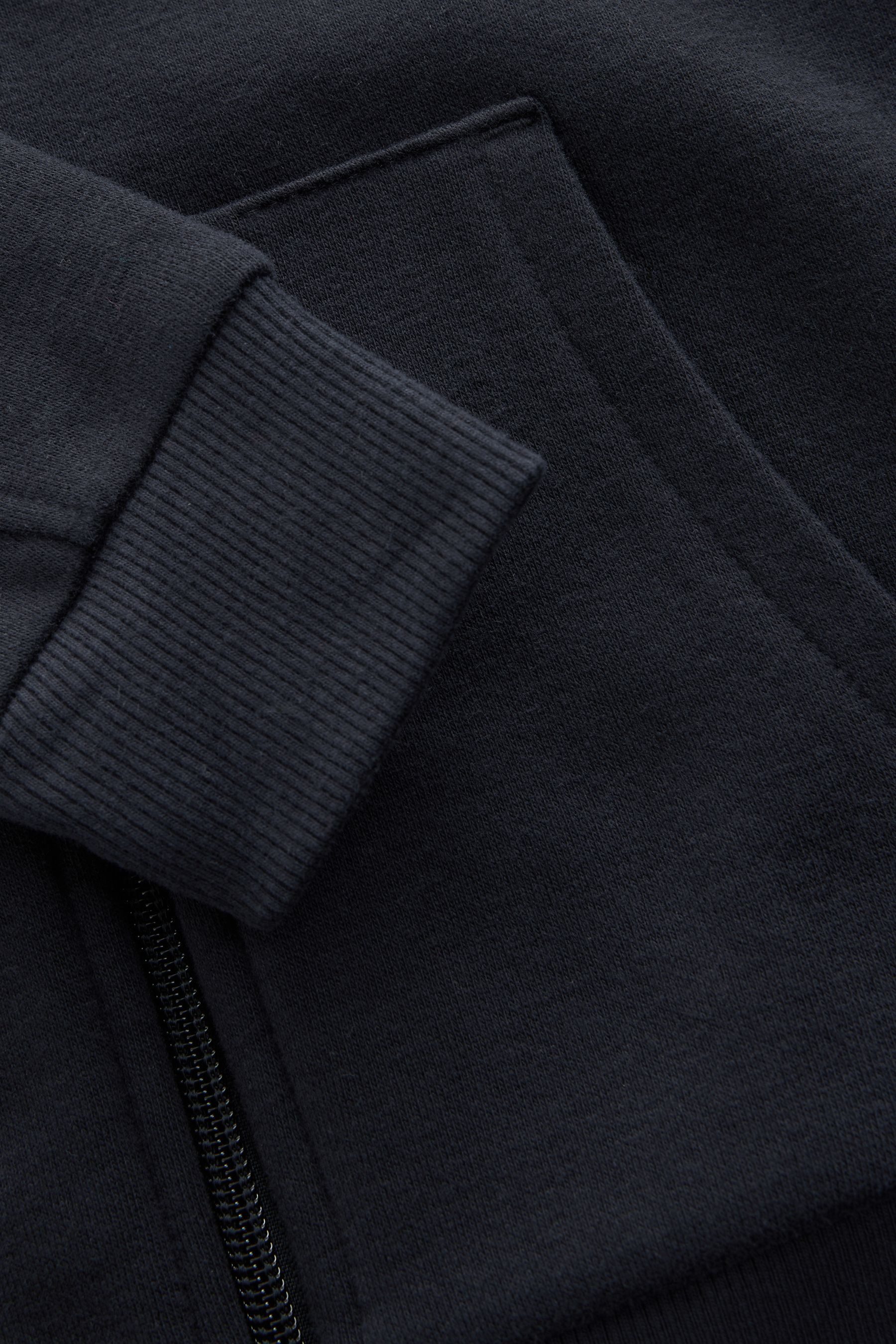 Next Hoodie Basic-Kapuzenjacke mit Reißverschluss (1-tlg) – Bild 4 von 4
