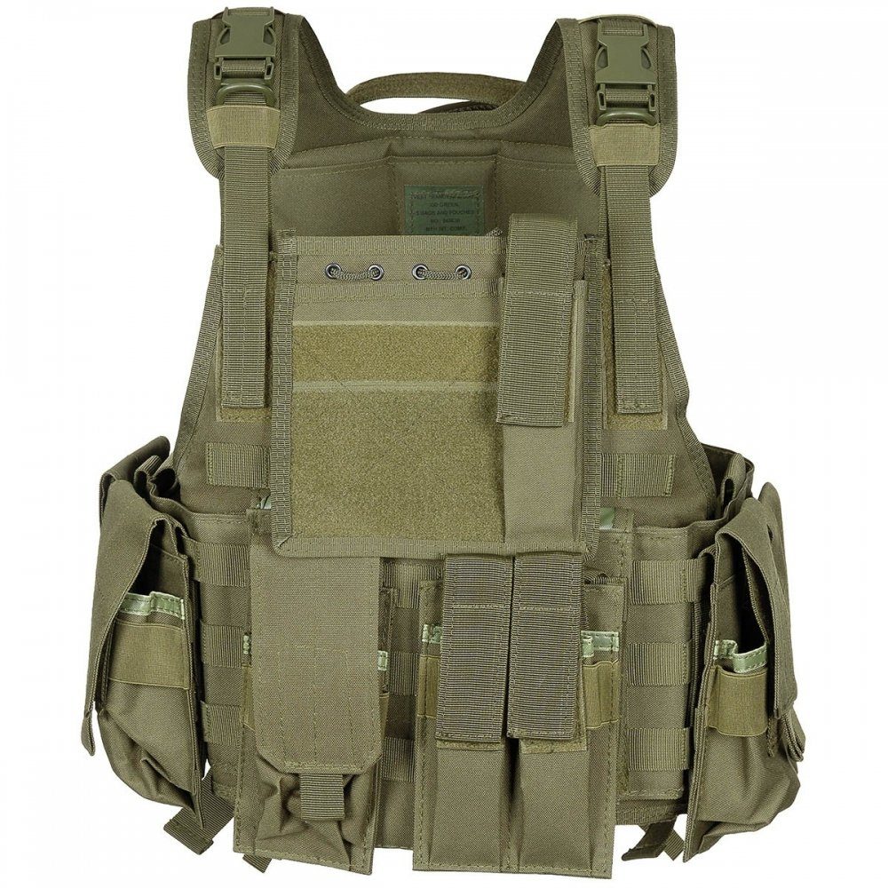 Funktionsweste Weste, Ranger, div. Taschen, oliv, Modular System, 5 Ta.