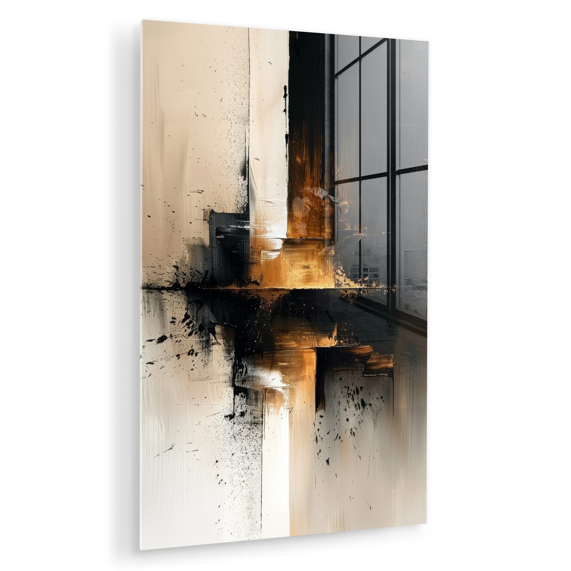 MuchoWow Acrylglasbild Modern - Schwarz - günstig online kaufen