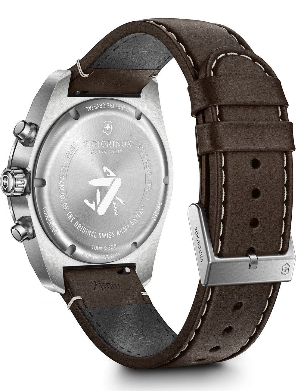 Victorinox Quarzuhr Victorinox 242046 Herrenuhr Swiss Army Chrono 42mm 10ATM Victorinox 242046 Herrenuhr Swiss Army Chrono 42mm 10ATM