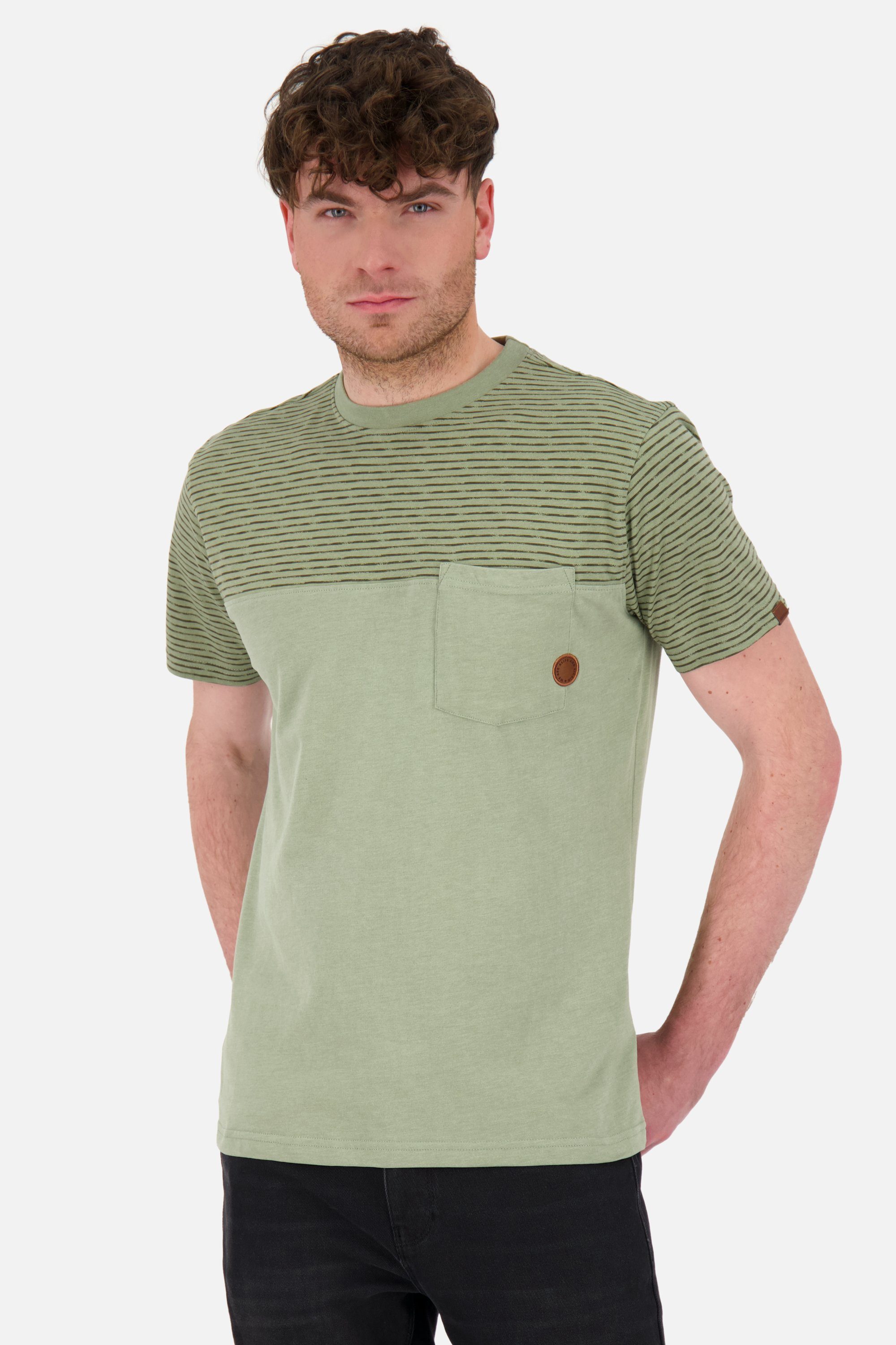 Neueste Produkte dieser Saison Alife & Kickin Rundhalsshirt LeopoldAK Shirt Kurzarmshirt, Shirt dust melange Z Herren