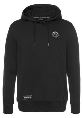 Bruno Banani Kapuzensweatshirt mit großem Markenprint hinten