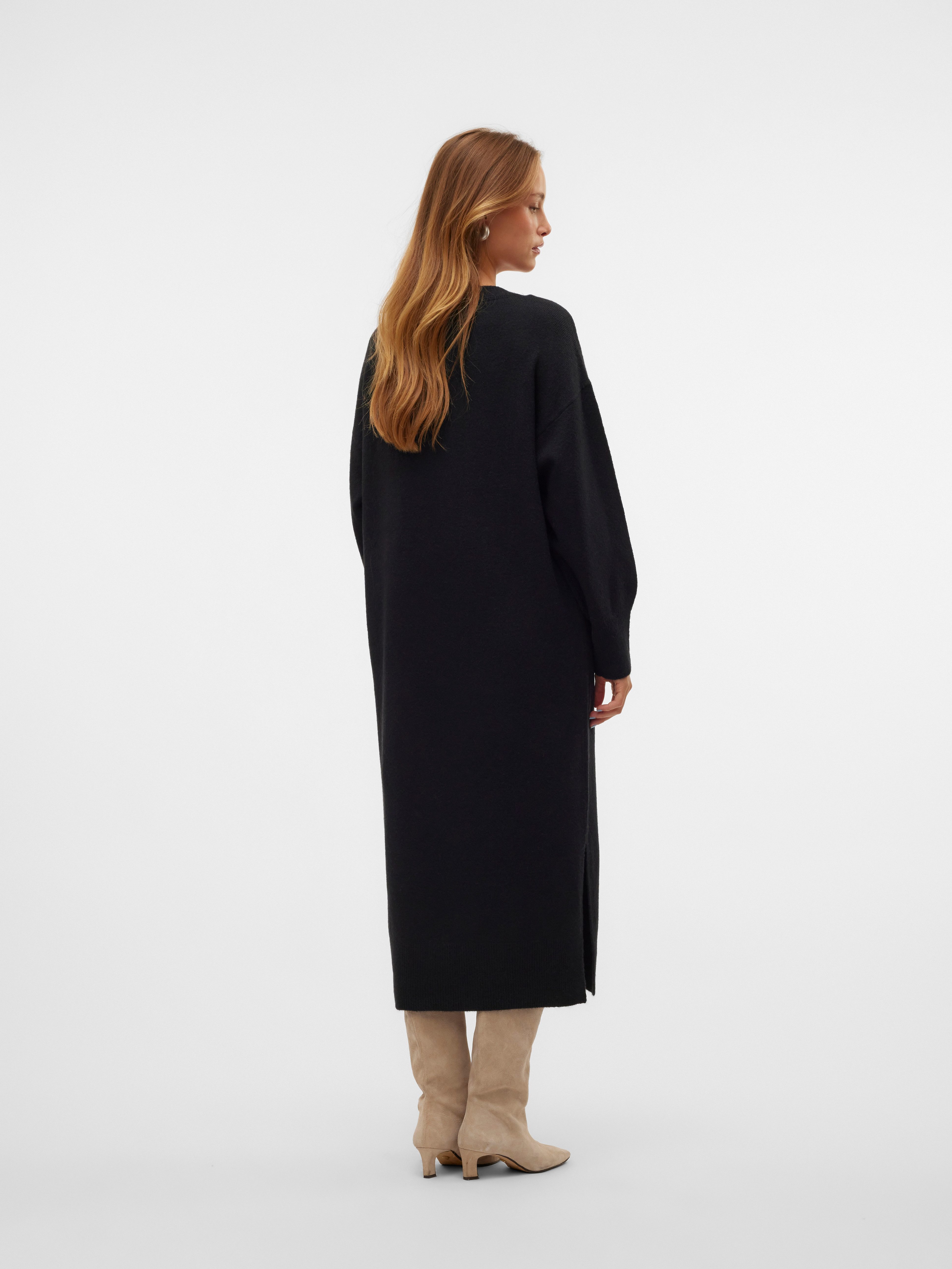 Vero Moda Strickkleid VMJUPITER LS V-NECK günstig online kaufen