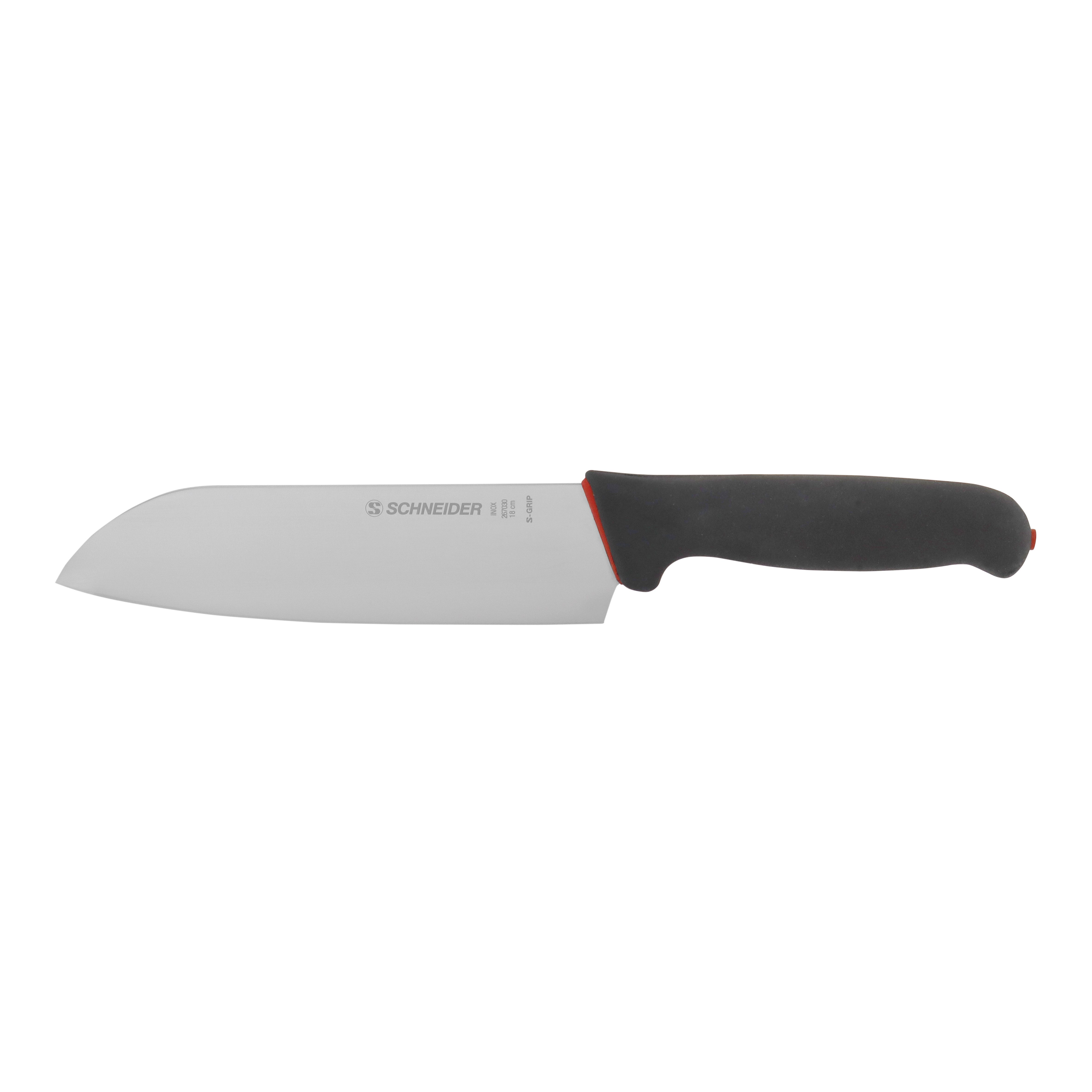 Schneider GmbH Santokumesser S-Grip - ohne Kullenschliff