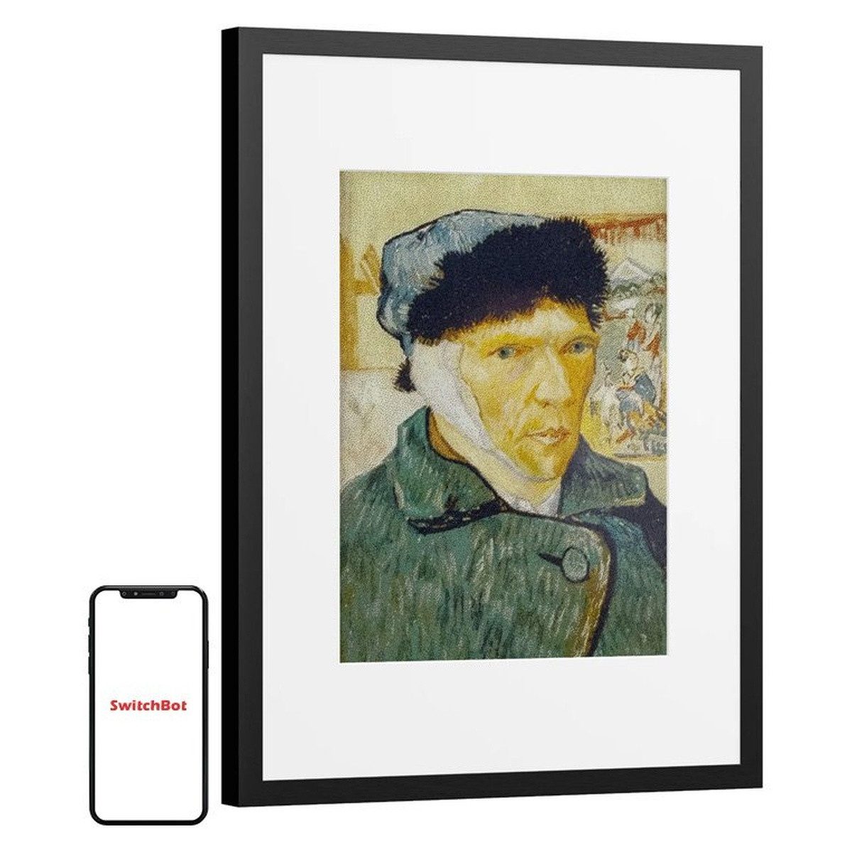SwitchBot SwitchBot AI Art Frame – 13,3-Zoll-Digitalbilderrahmen Digitaler Bilderrahmen