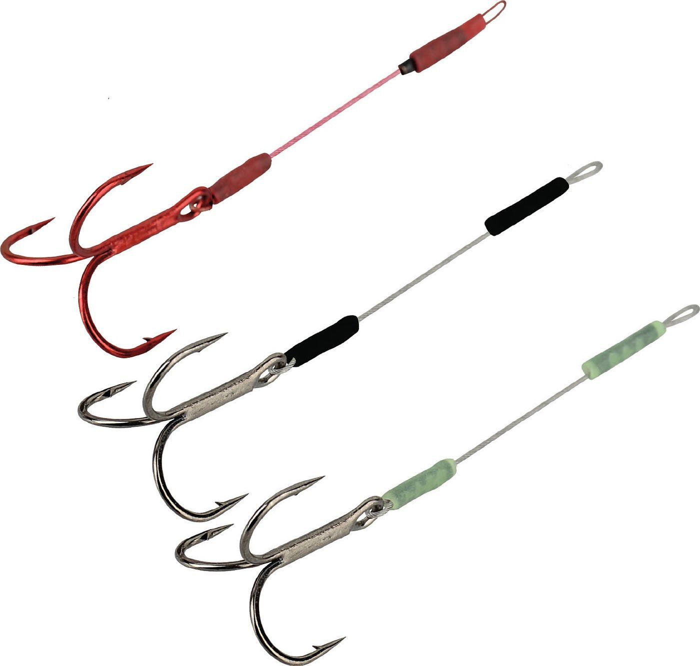 Savage Gear Drillingshaken Savage Gear Carbon 49 Stinger - 3 Angsthaken