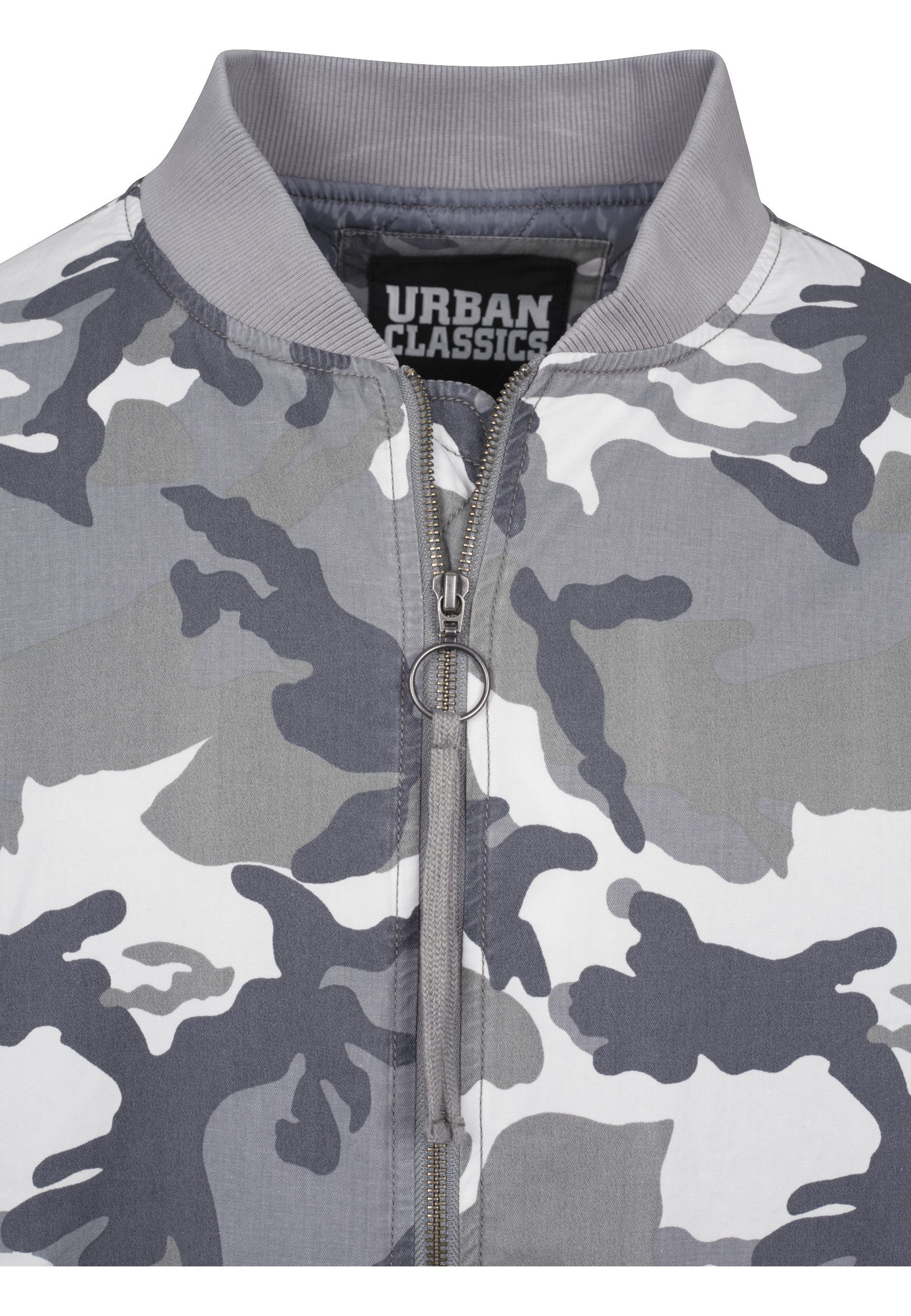URBAN CLASSICS Bomberjacke Urban Classics Herren Vintage Camo Cotton Bomber Jacket (1-St)