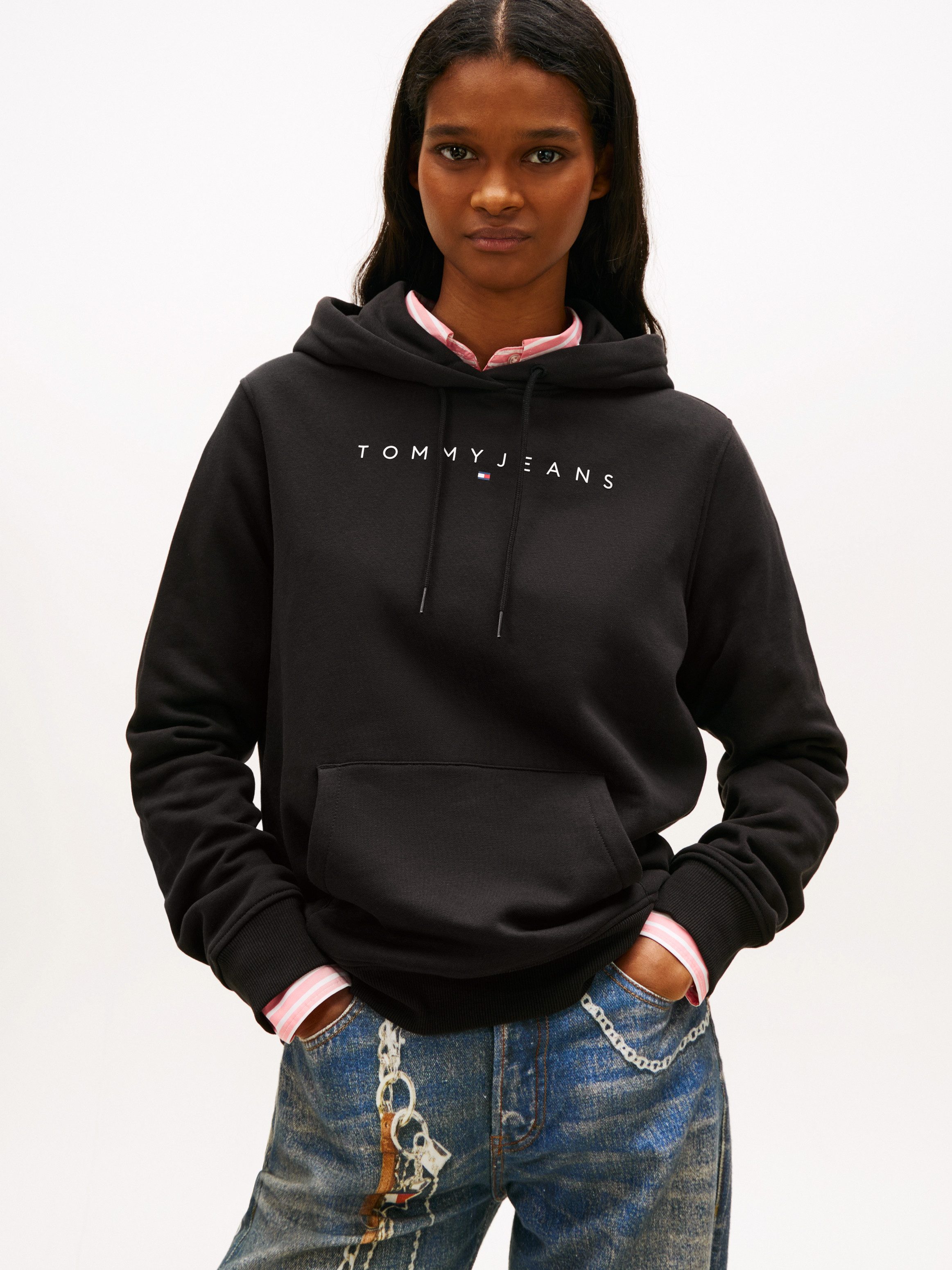 Tommy Jeans Kapuzensweatshirt TJW REG LINEAR HOODIE mit Logoschriftzug günstig online kaufen