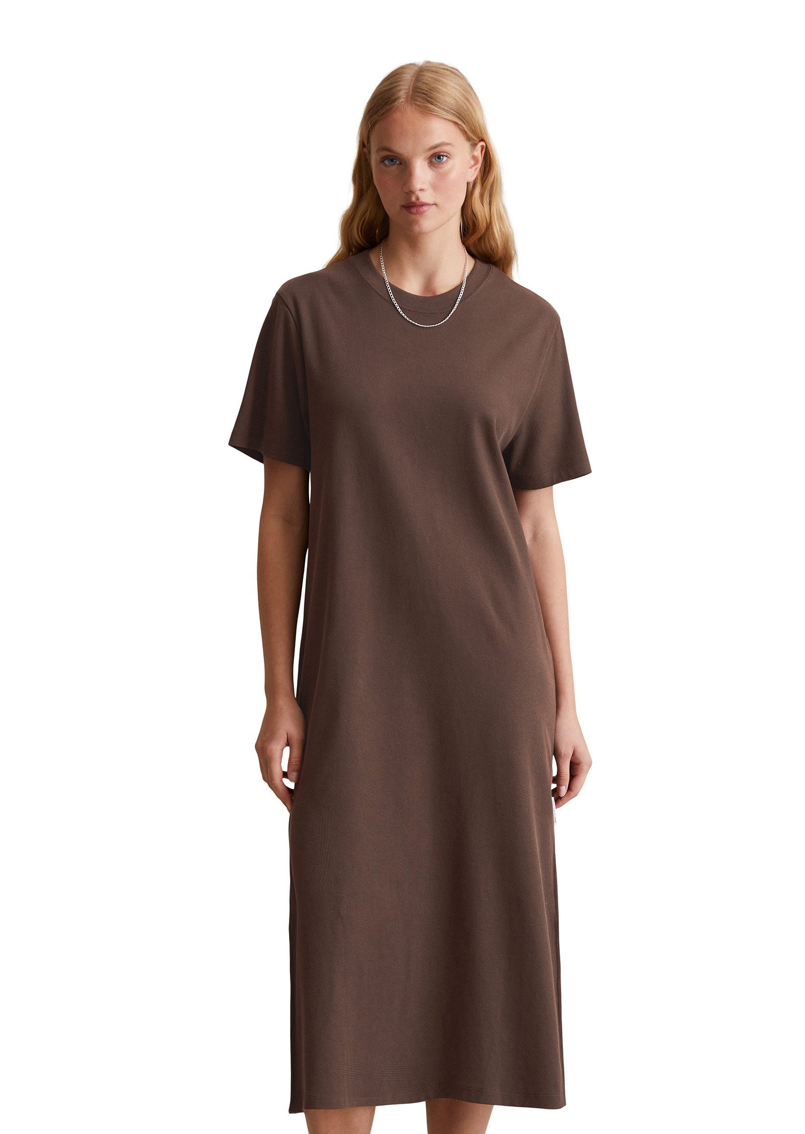 Marc O'Polo DENIM Jerseykleid aus gerippter günstig online kaufen