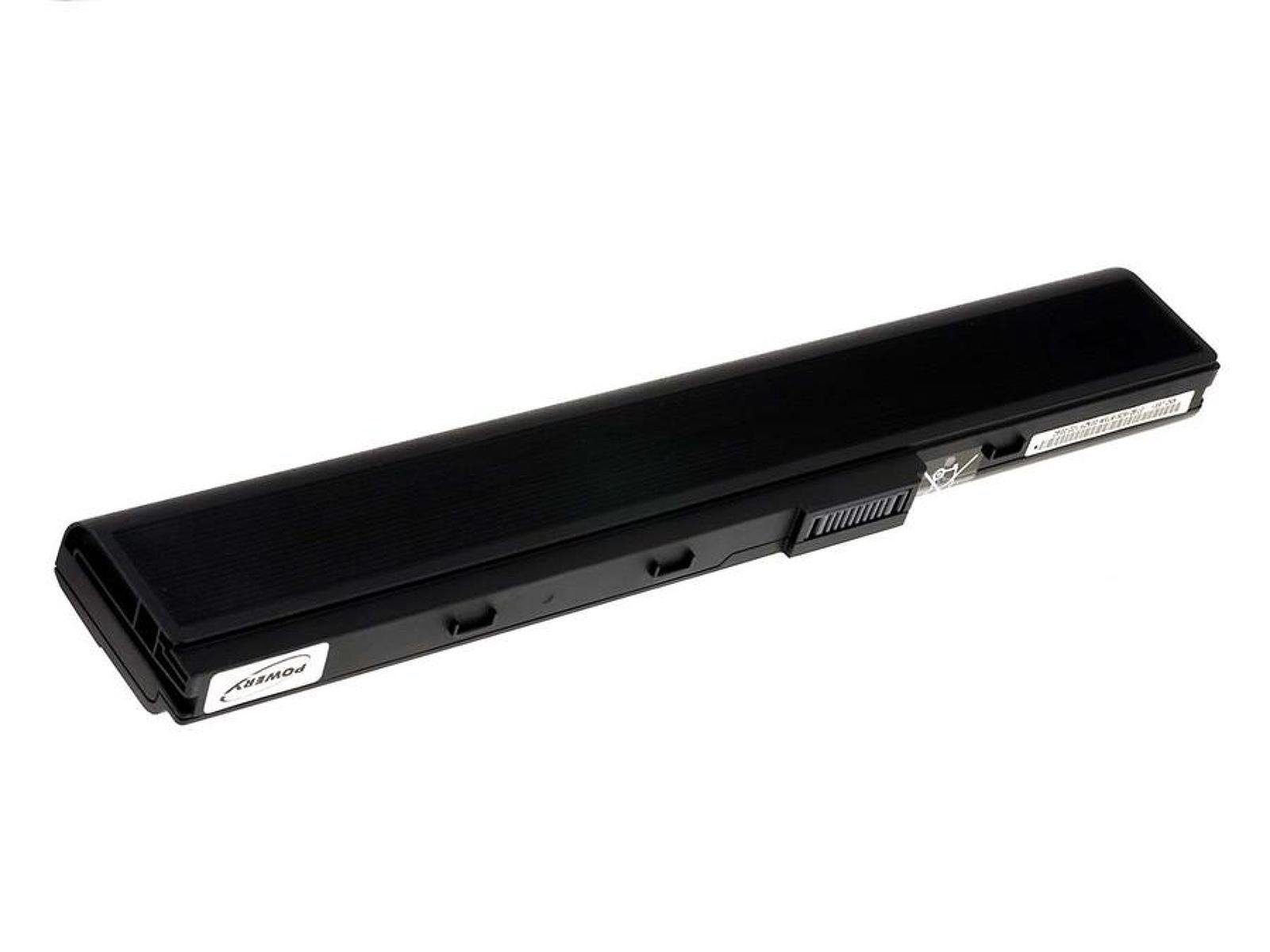 für Powery V) Akku K52 mAh Laptop-Akku Asus (11.1 Standardakku 4400