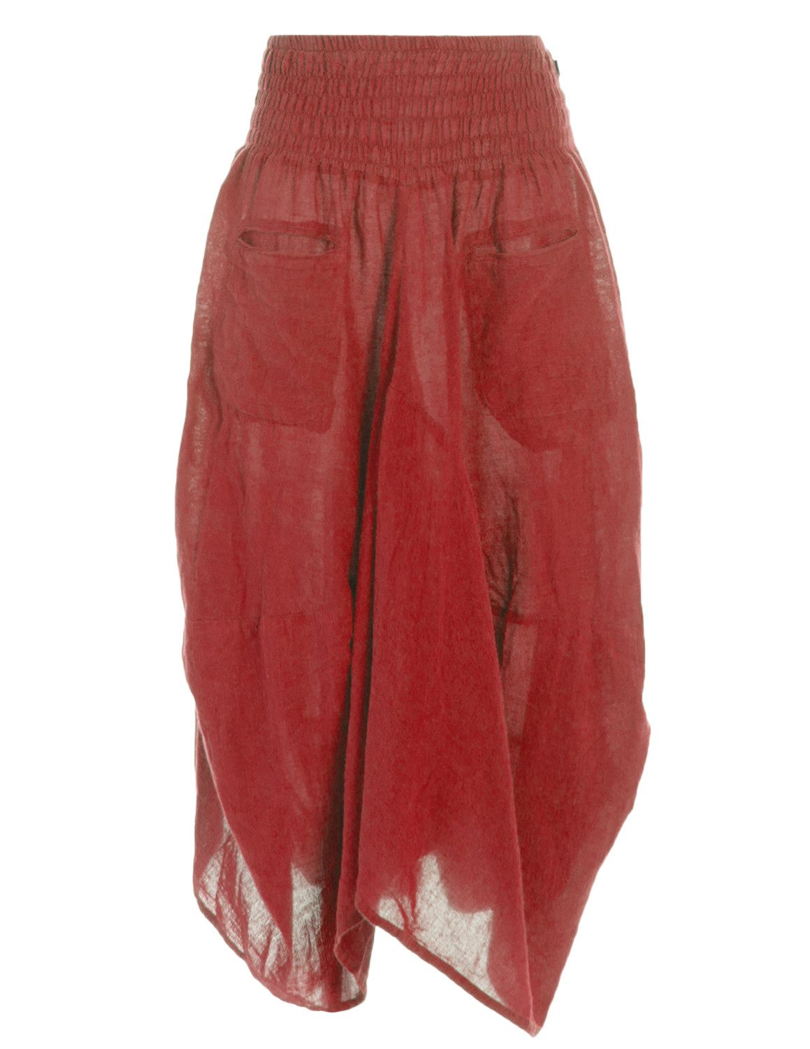 Vishes Maxirock Knöchel-Langer Luftiger Damen Sommer-Rock Einfarbig Sommerr günstig online kaufen