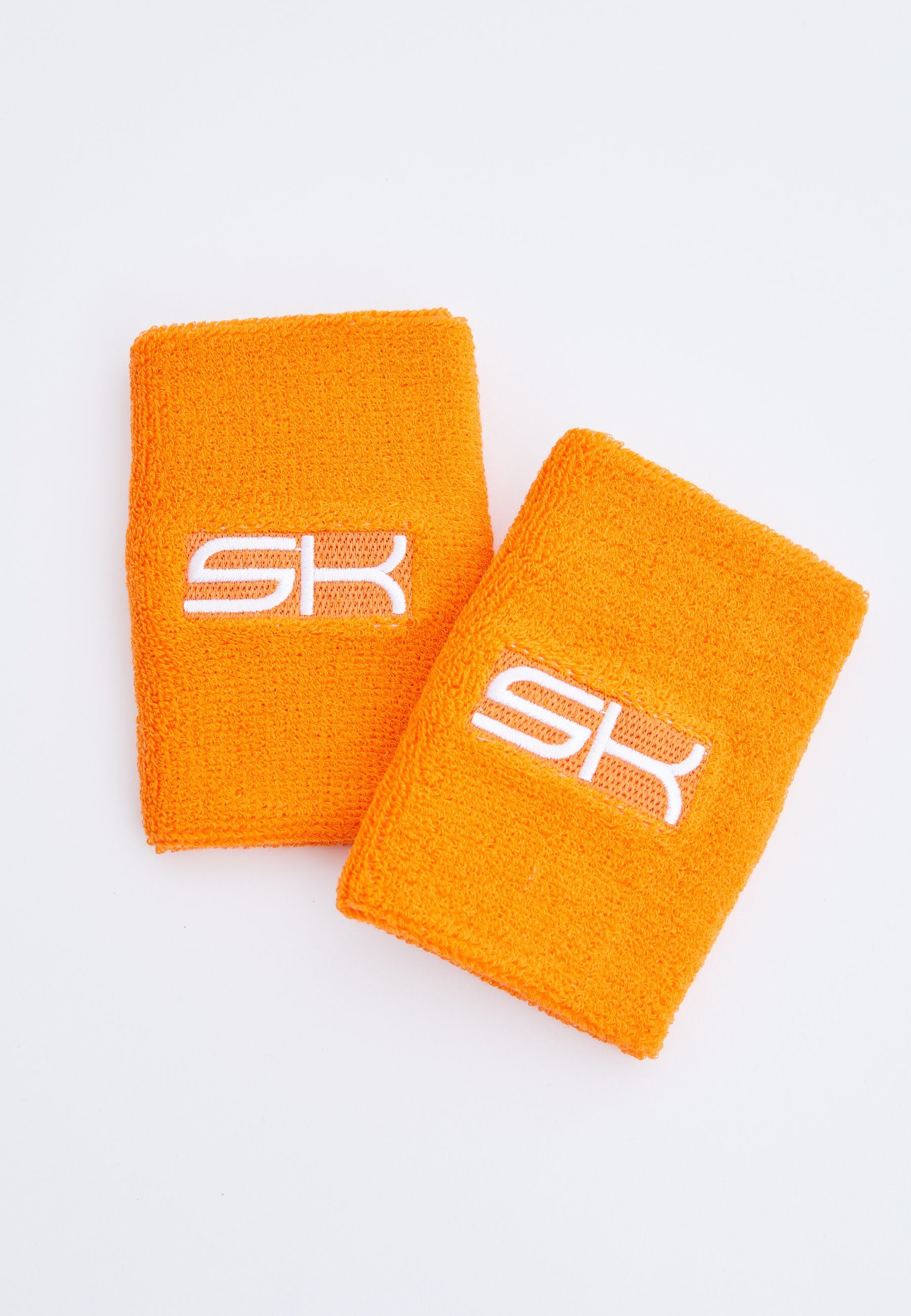 Set unisex orange groß Schweißbänder Erwachsene, Kinder Tennis SPORTKIND & 2er Schweißband