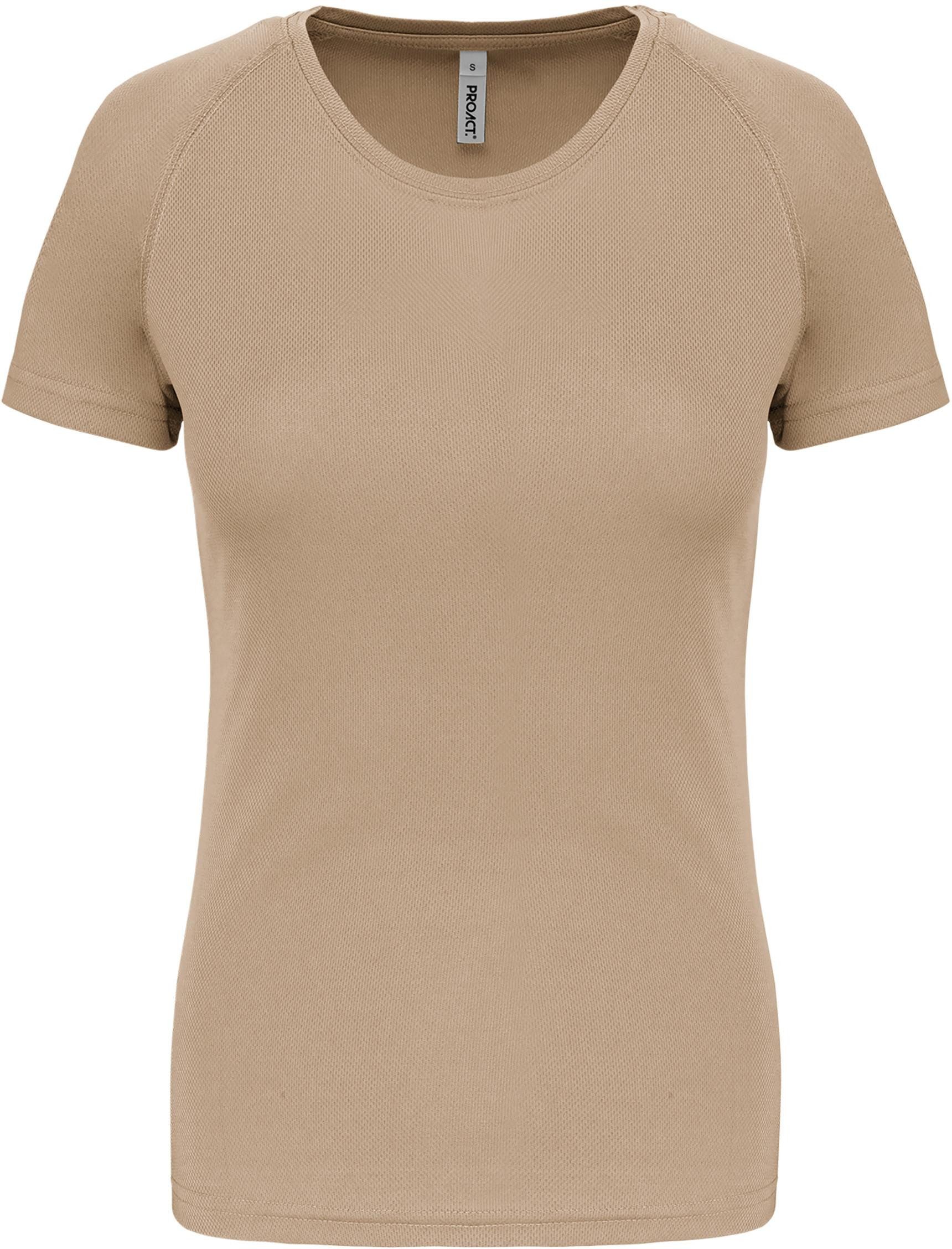 Trainingsshirt Damen Basic Sport Funktionsshirt Kurzarm