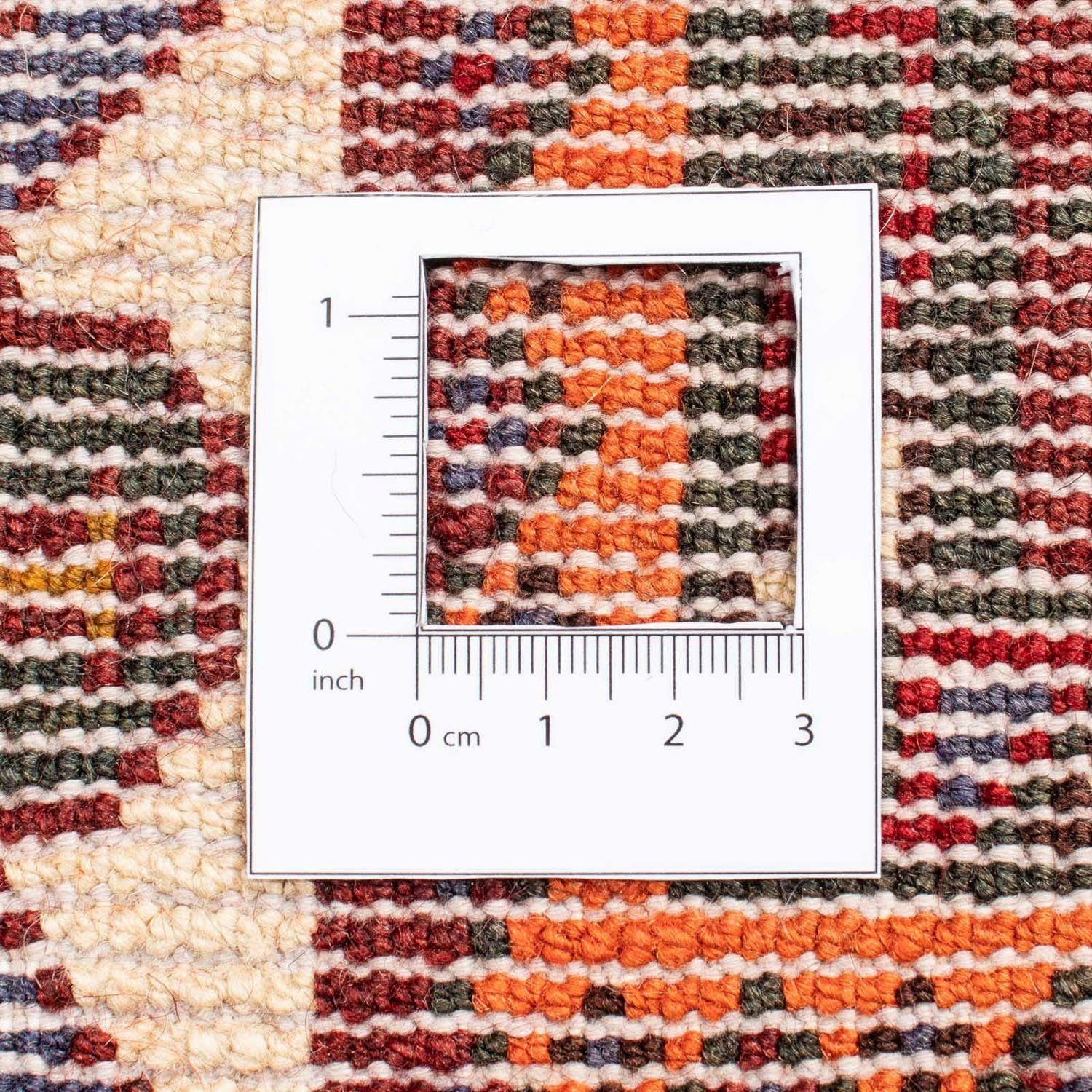Wollteppich Shiraz Medaillon morgenland, 312 Unikat x rechteckig, 10 Rosso Höhe: 216 Zertifikat cm, mit mm, scuro