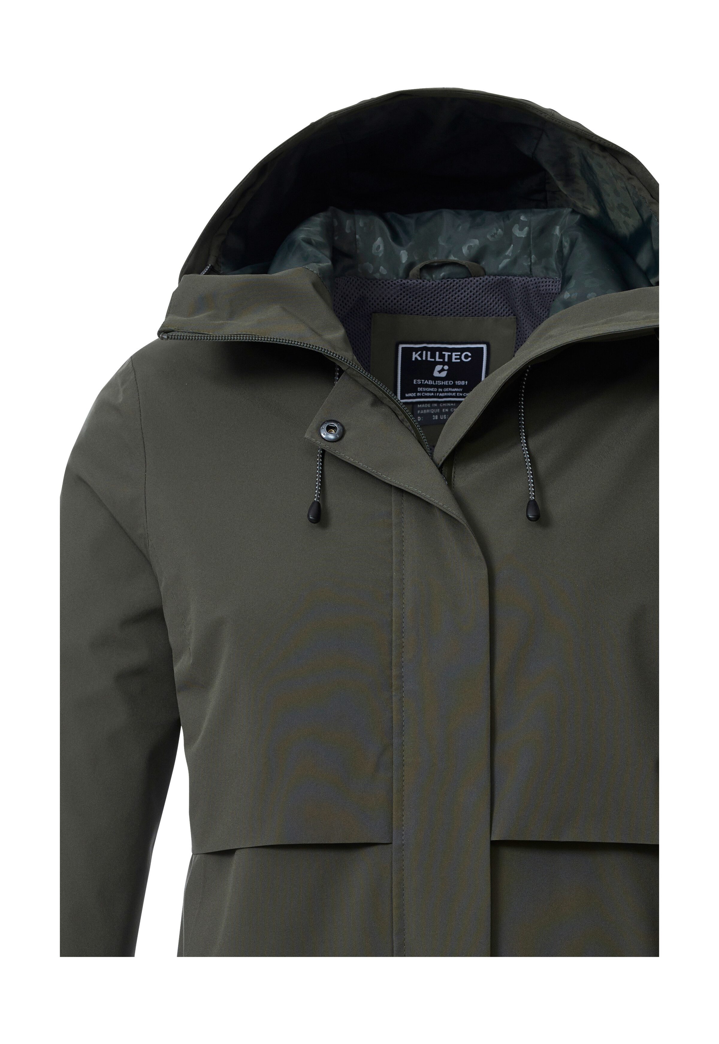 Killtec Parka KOS 46 WMN PRK Wasserdichter Damenparka, atmungsaktiv, verstellbare Details