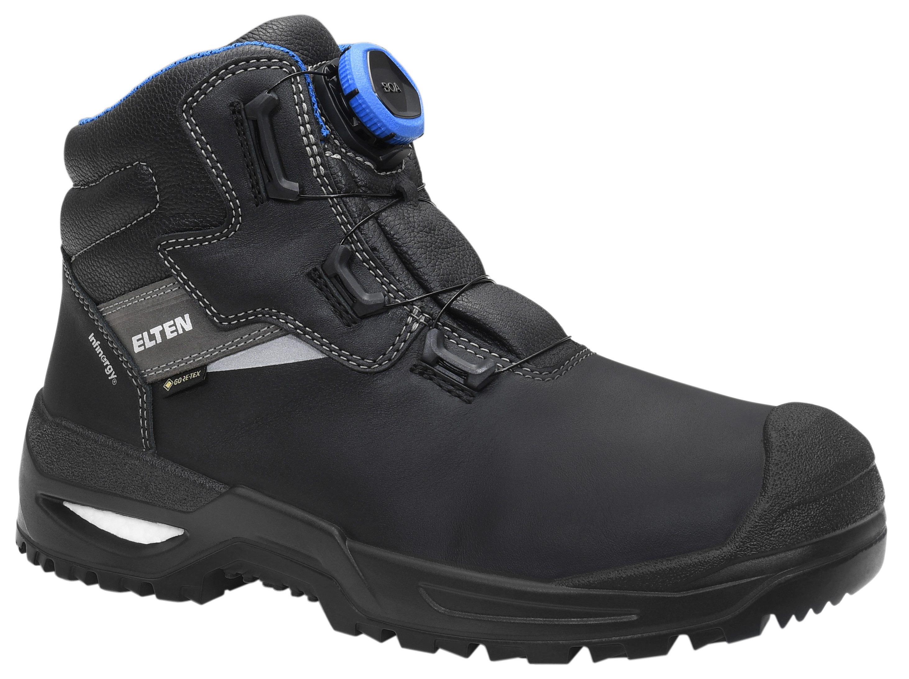 STEFANO XXSG BOA® GTX black-blue Mid ESD S3S CI Sicherheitsstiefel