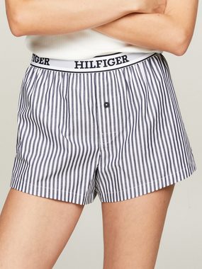 Tommy Hilfiger Underwear Boxershorts WOVEN SHORTS mit allover Streifen & Logo-Elastikbund