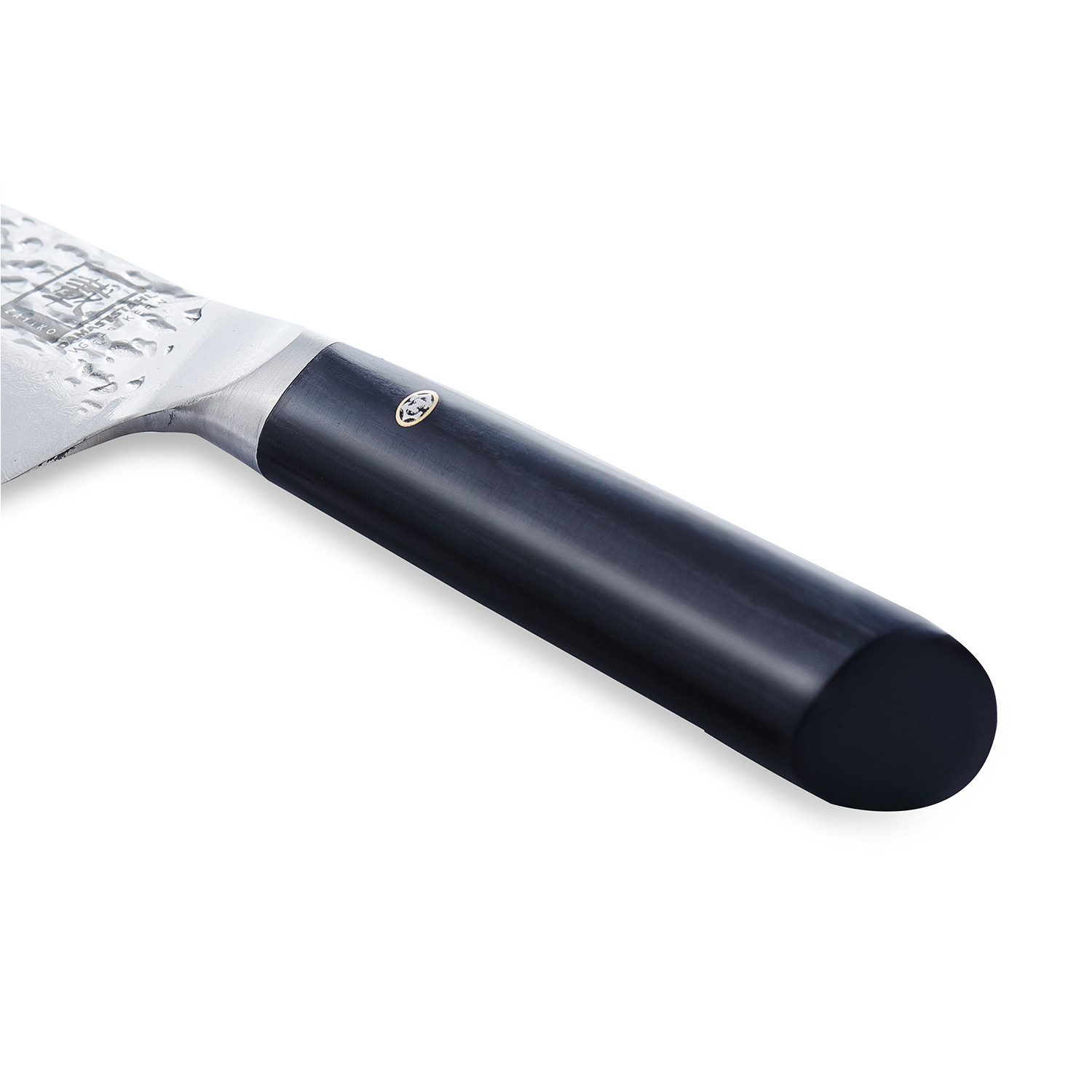 ZAYIKO Universalküchenmesser KURO Damast Chefmesser Küchenmesser 20cm Klinge mit Hammerschlag, Damaststahl, VG10-Kern, Hammerschlag