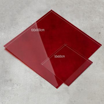 Floordirekt Glas Farbige Acrylglasplatten, 2 Größen, 6 Farben, Glasplatten, Wanddeko, Acrylglas