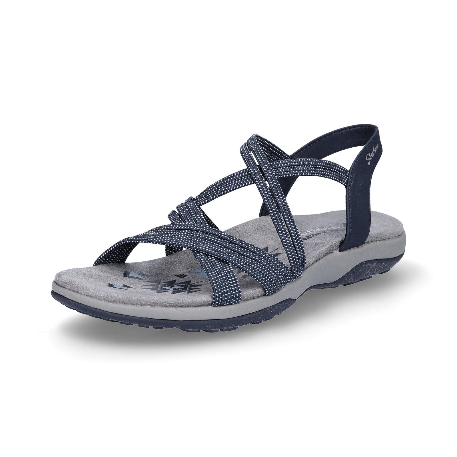 Skechers blau Blau Damen Skechers Reggae Sandale marine Sandale Slim (20202745)