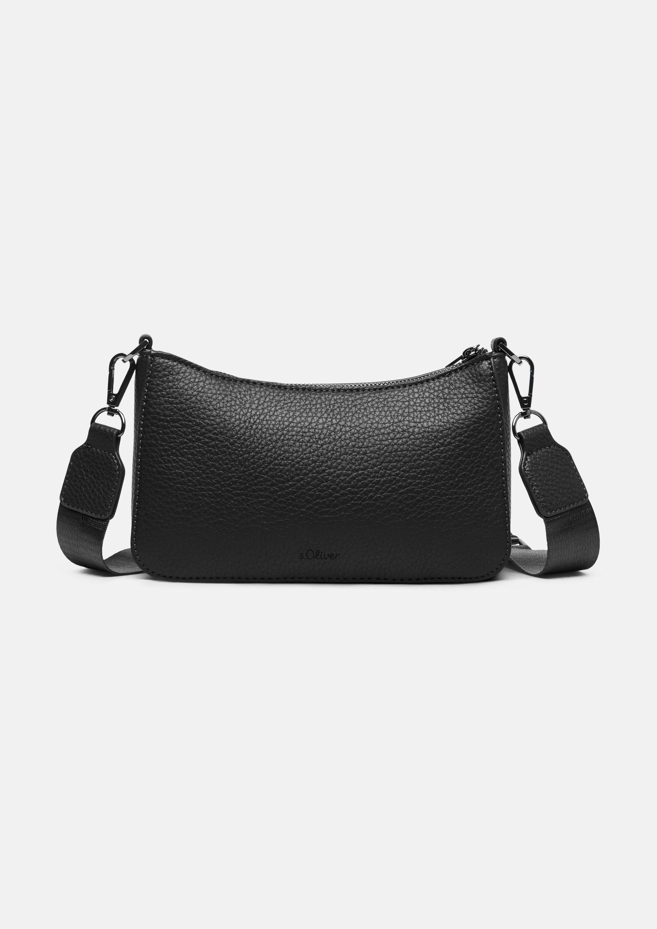 s.Oliver Umhängetasche Tasche, Tasche mit Logo-Prägung und verstellbarem Gurt