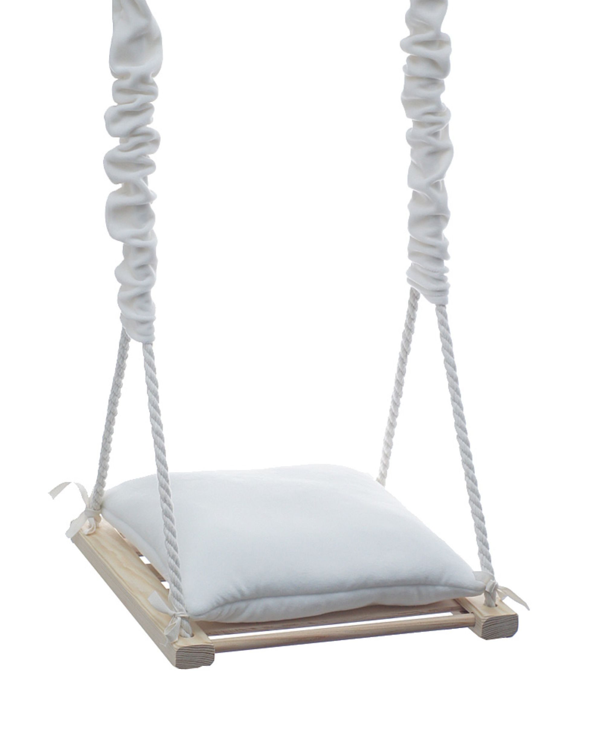 LuMali Babyschaukel Babyschaukel 3in1 Holz Sicherheitsgurt drinnen draußen 34x34x28cm, Kinderschaukel Naturholz Kiefer weich verstellbar 6-36 Monate