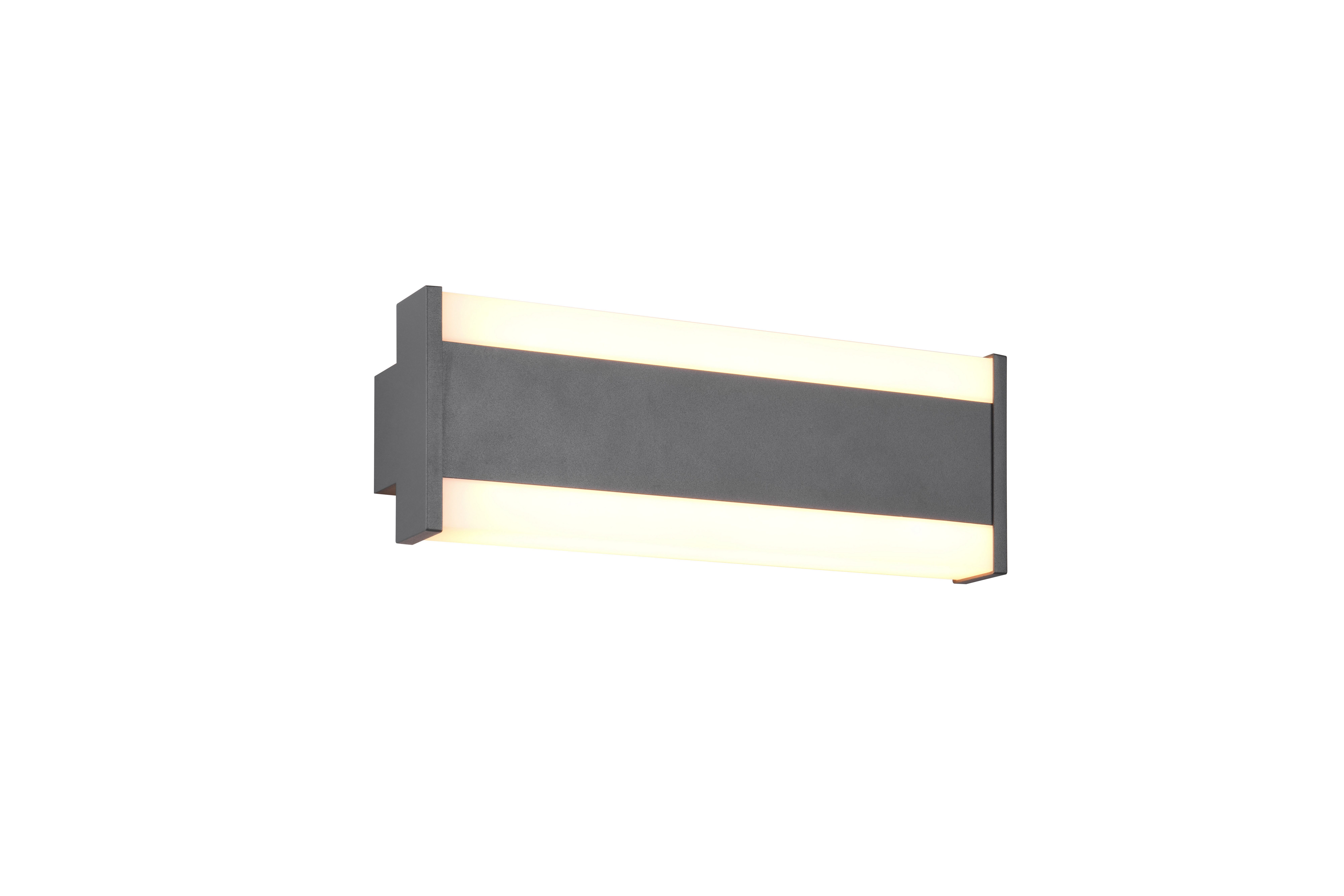 lightling LED Außen-Wandleuchte Carson, LED fest integriert, Tageslichtweiß, Lichtfarbe einstellbar, Up and down Beleuchtung, IP54, anthrazit