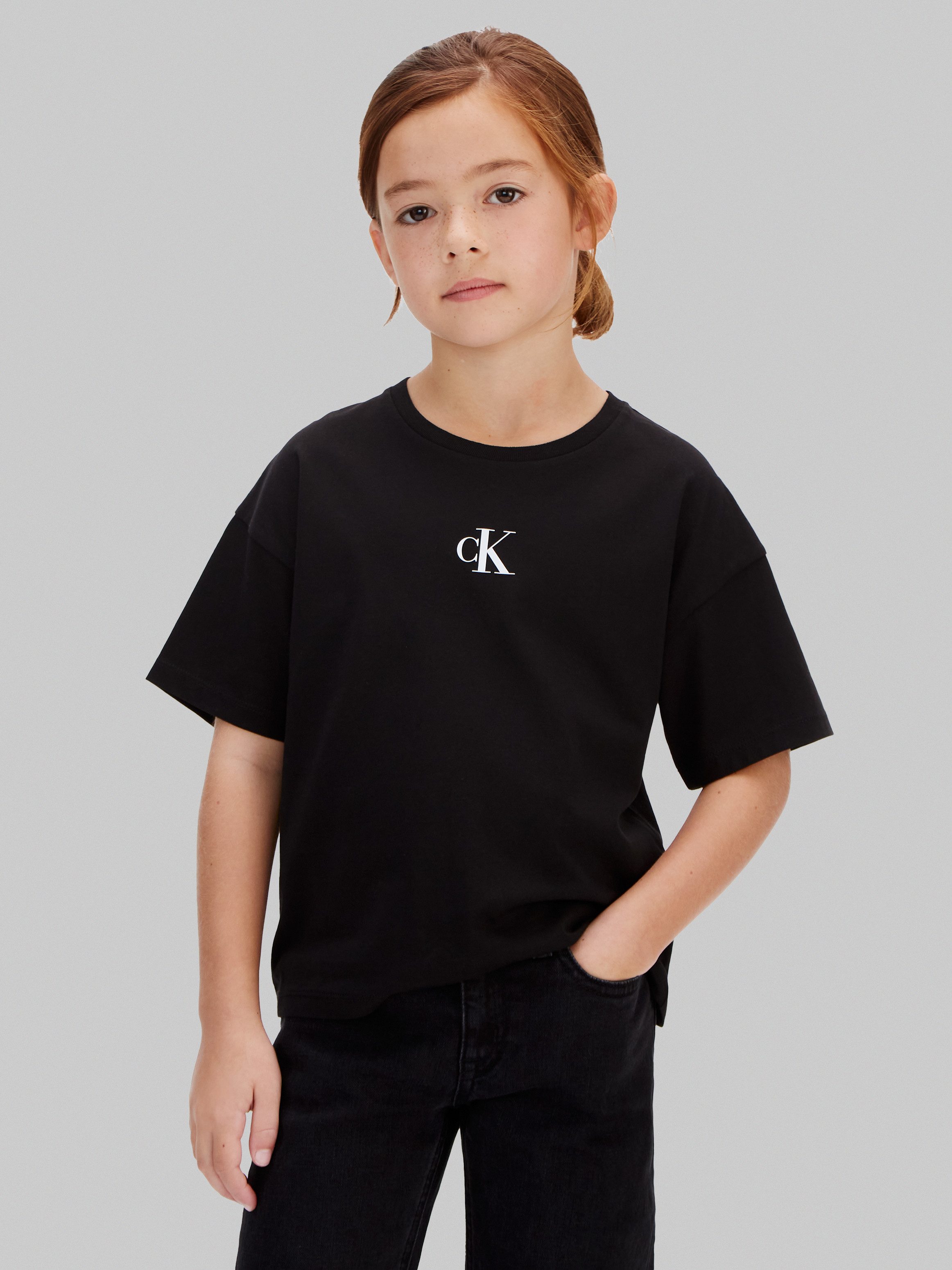 Calvin Klein Jeans T-Shirt CK LOGO BOXY T-SHIRT Kinder bis 16 Jahre
