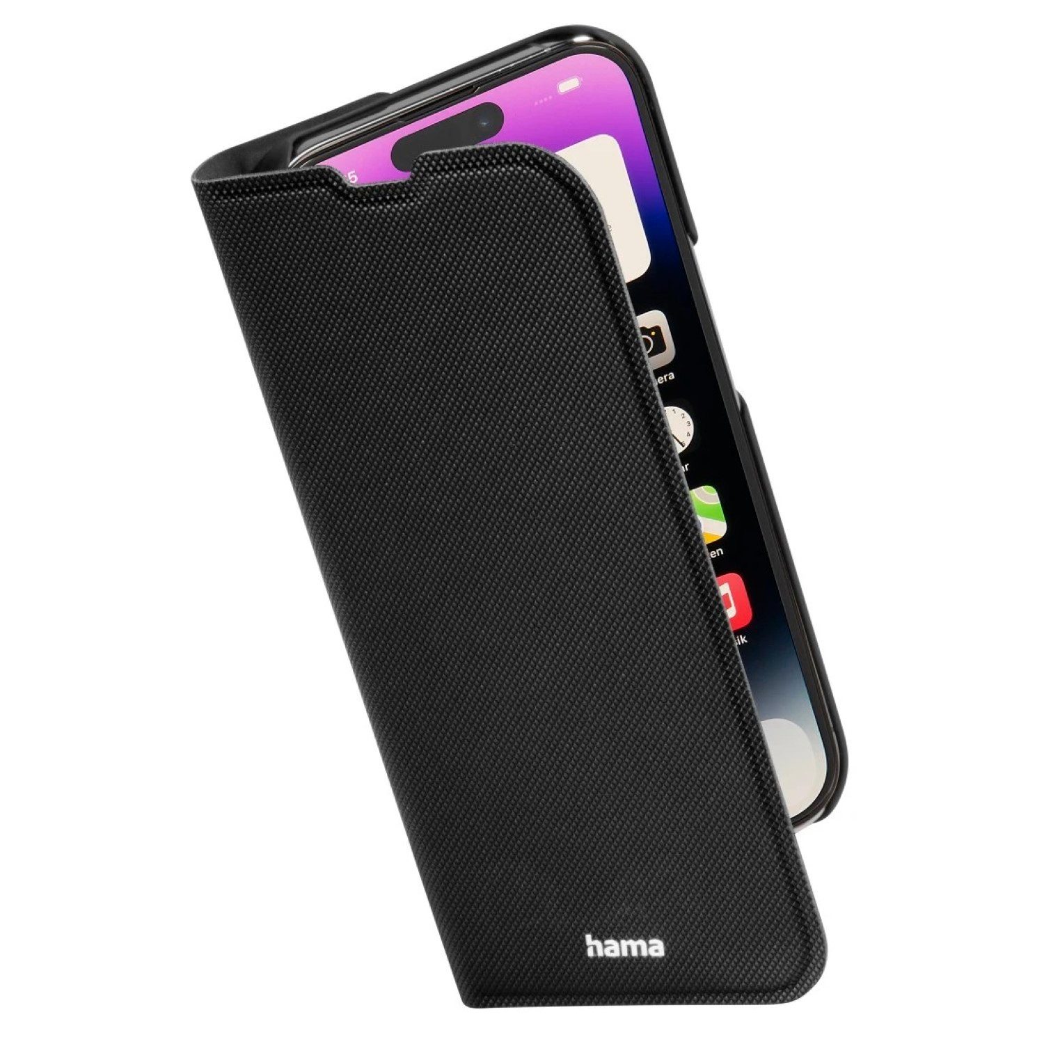 Hama Handyhülle Booklet Slim Pro für Apple iPhone 14 Pro Max, Klapptasche Schutz-Hülle Book Case Cover Etui Tasche Bag Wallet – Bild 5 von 5