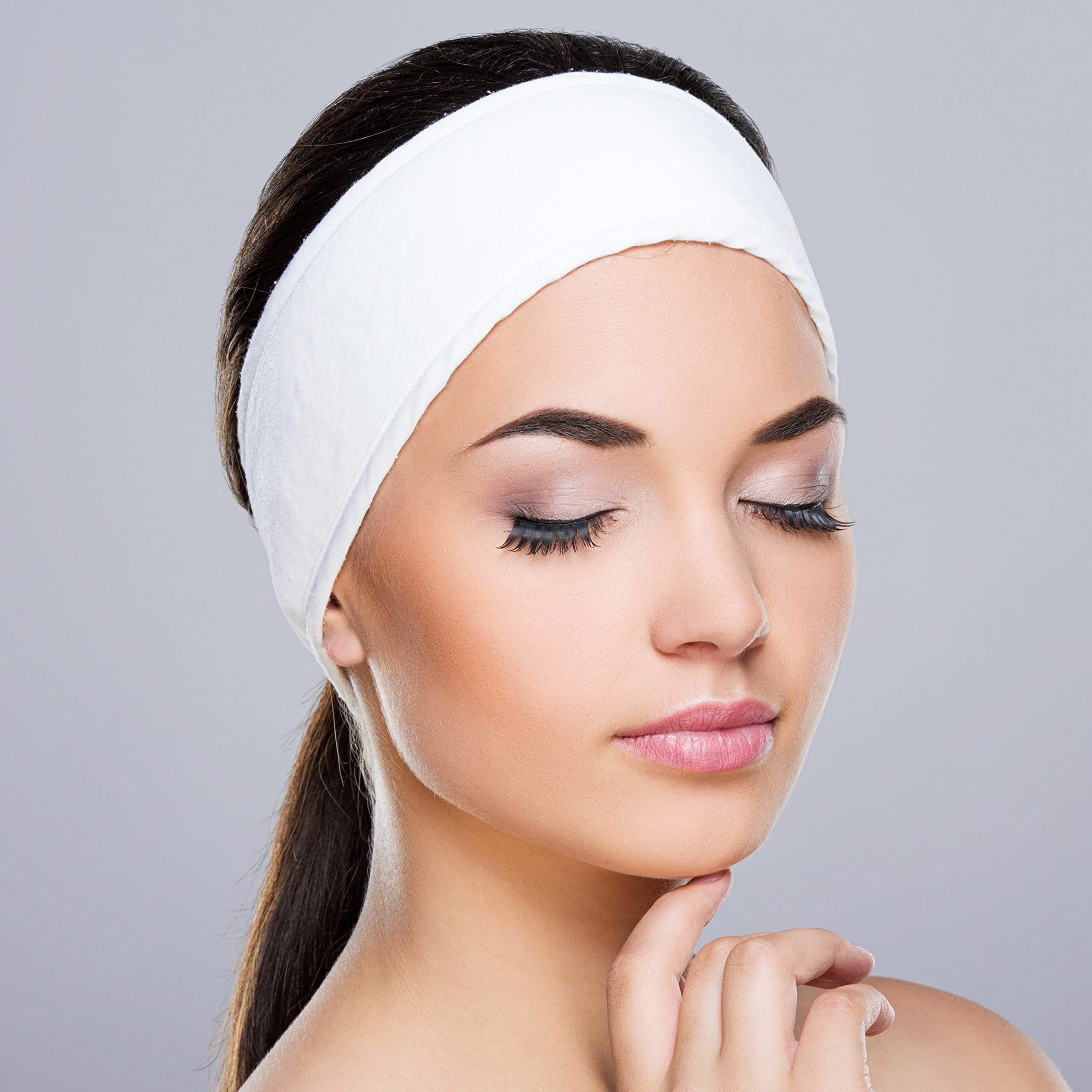 Terry Vous Headband for - Cloth Hairbands Belle Makeup, - Headband Haarband Hairbands Cloth White White Terry 10 10
