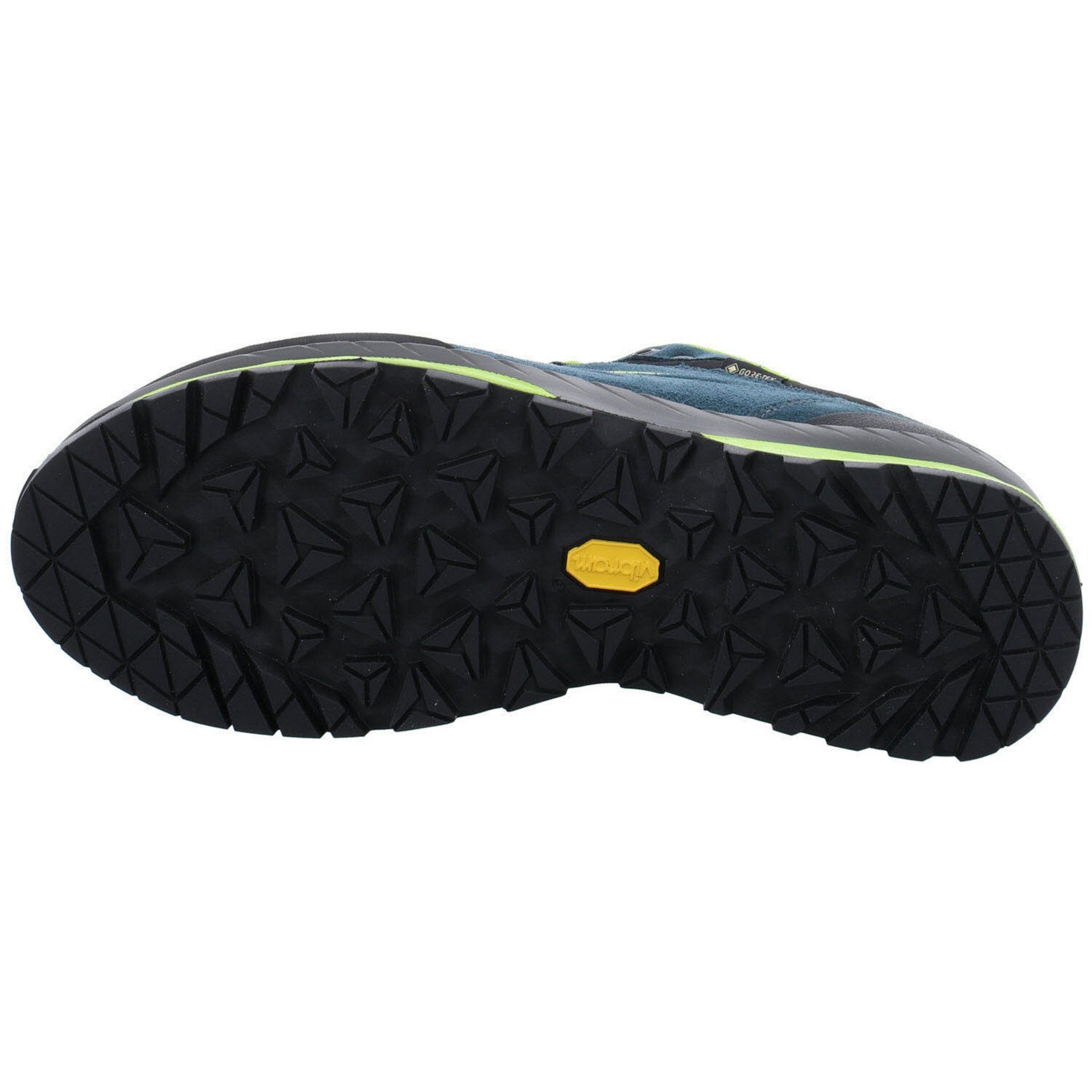 Schuhe petrol Leder-/Textilkombination Outdoorschuh Lowa Outdoor Herren (285) Delgado GTX Lo Outdoorschuh
