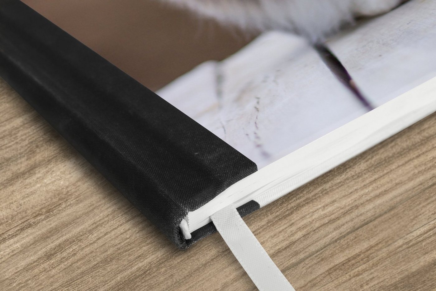 Thumbnail - MuchoWow Notizbuch Katze - Porträt - Tisch - Mädchen - Kinder - Jungen, Notebook, Notizblock a5, Tagebuch, Journal Linie...