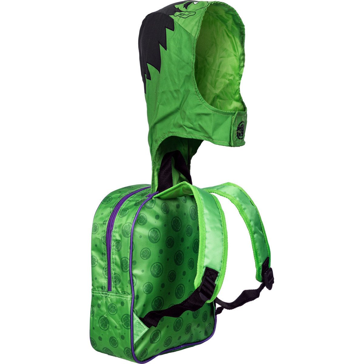 MARVEL Kinderrucksack Hulk Go!-Hooded Unisex Kinder