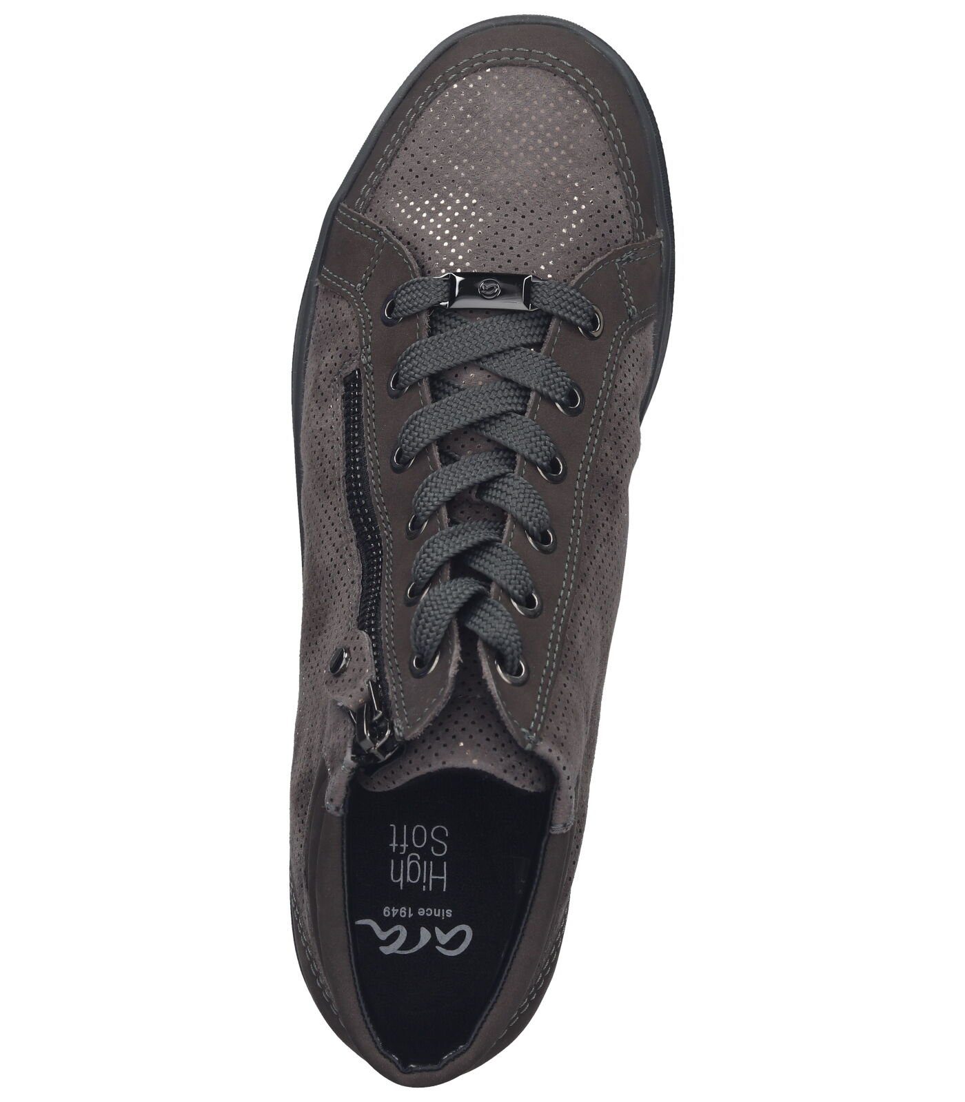 Ara Nubukleder/Textil 049648 Sneaker grau Sneaker