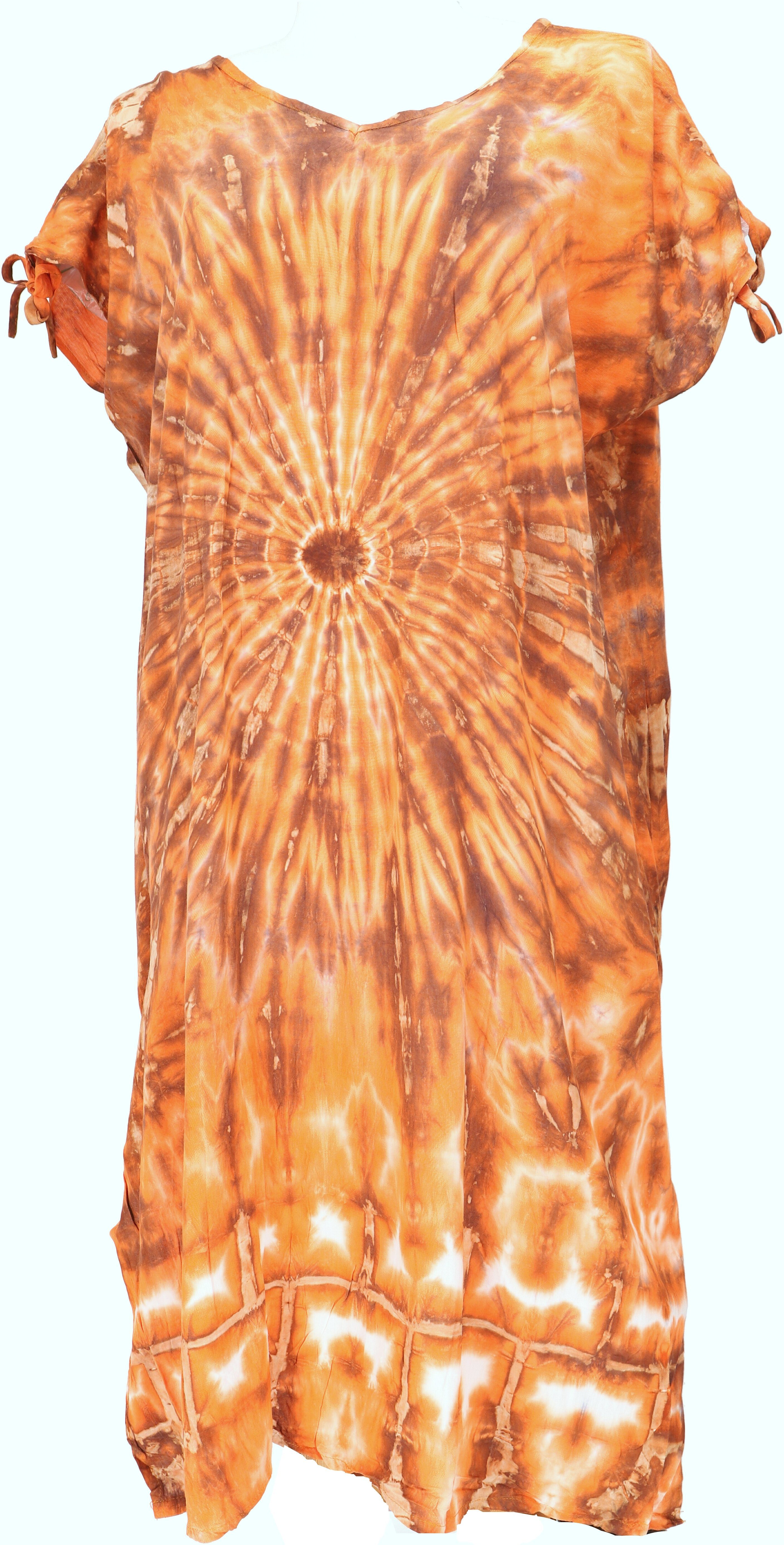Guru-Shop Midikleid Boho Kaftan, langes Kurzarm günstig online kaufen