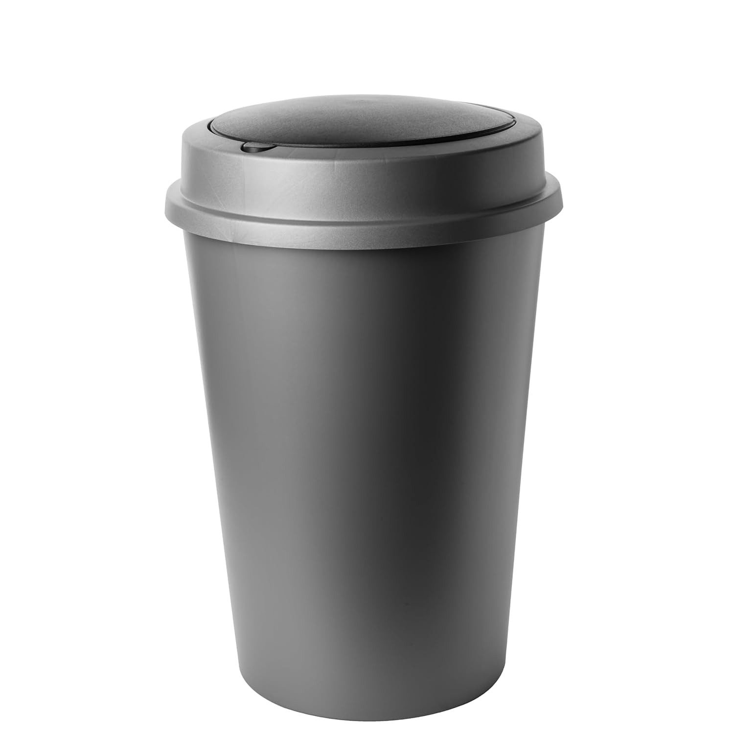 Centi Mülleimer FLIP-Can Abfallsammler 50 L, mit Druckknopf-Schwingdeckel