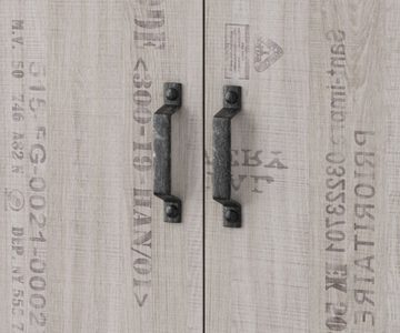 Feldmann-Wohnen Highboard Santana (Santana, 1 St., Highboard), 60x40x132cm graphit Santana Oak