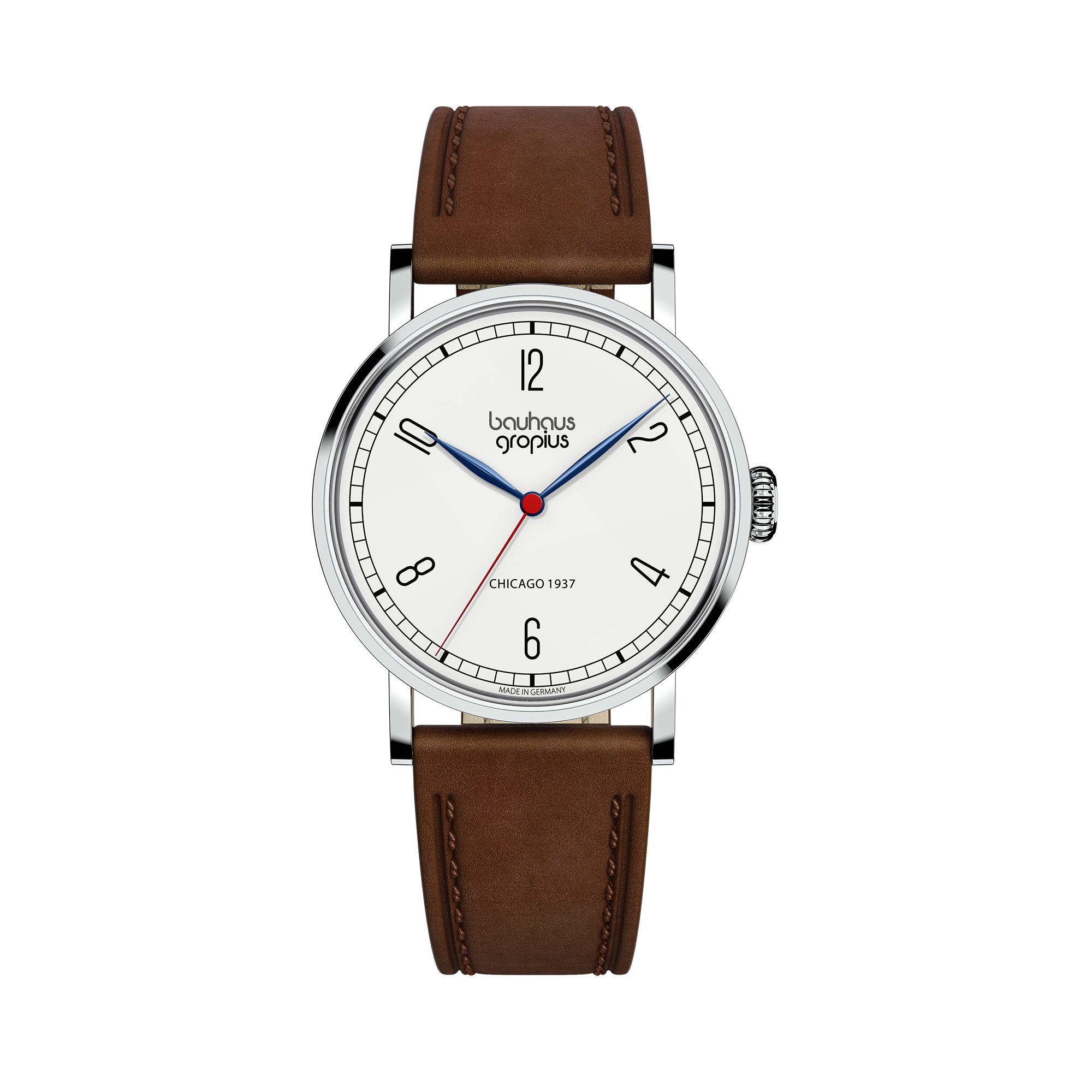 Quarzuhr Damenuhr, Made in Germany, Saphirglas, Frauen am Bauhaus - WGNL 002-04