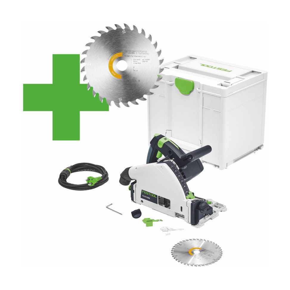 FESTOOL Akku-Tauchsäge TS 55 F Master Edition 2021 Tauchsäge 1200 W 160 mm (577035)