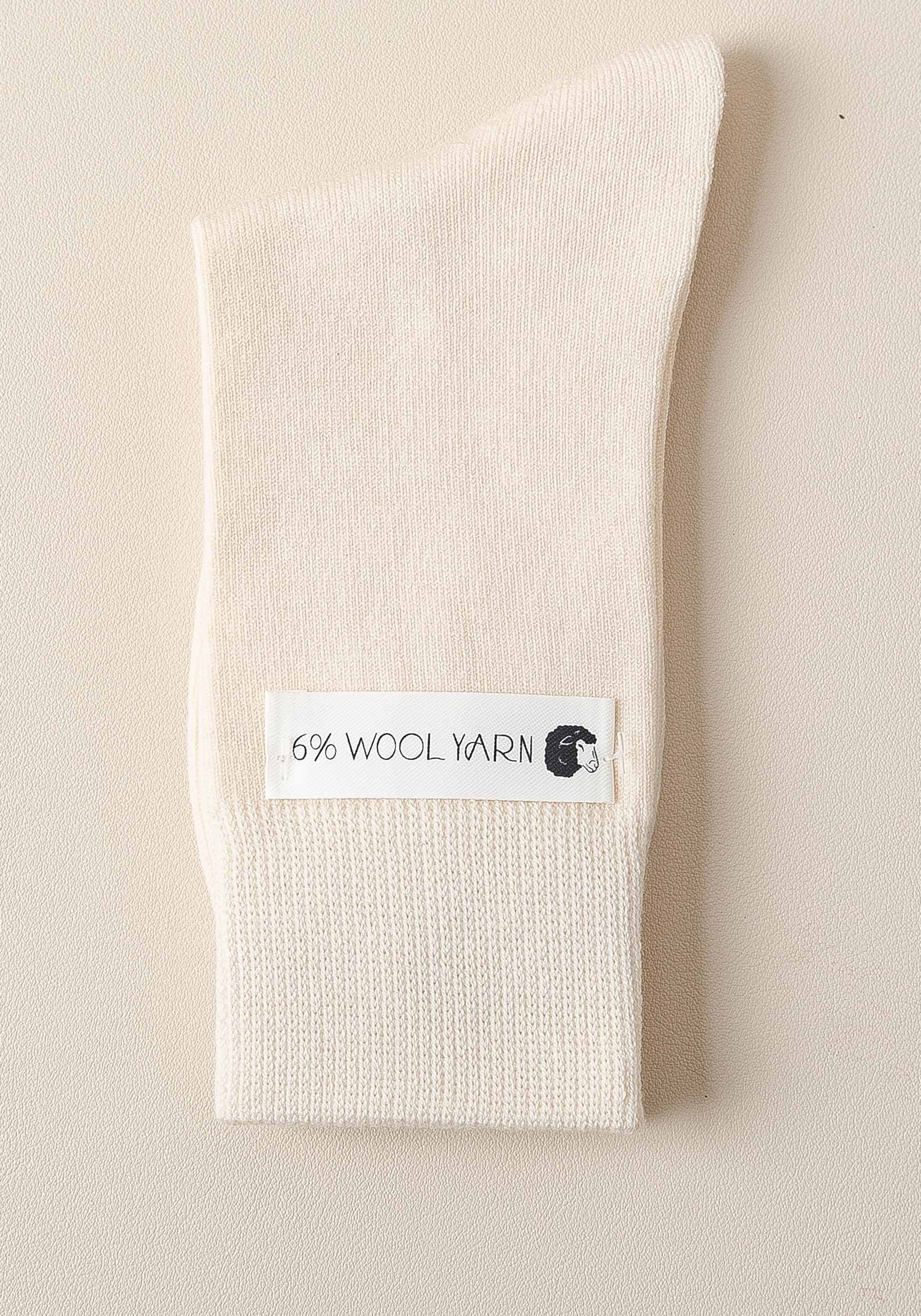 MAGICSHE Thermosocken Damen warm mittlerer Länge Socken aus Wolle für kalte Tage 3 Paar (2-Paar) Beige