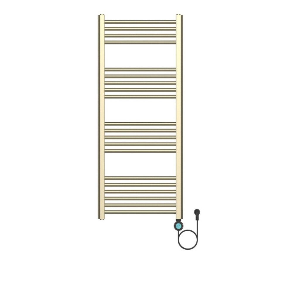 Belvit Elektrischer Badheizkörper Smart WiFi programmierbar, 700W mit Thermostat 160x50cm aus Stahl, diverse Farben, mit Fenster-offen-Erkennung, Kindersicherung & Timer