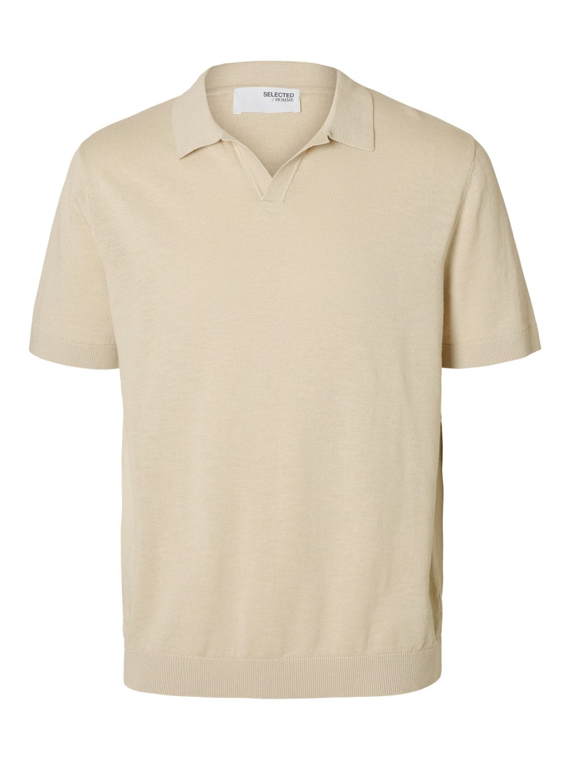 Poloshirt SLHMATTIS SS KNIT SUN OPEN POLO NOOS